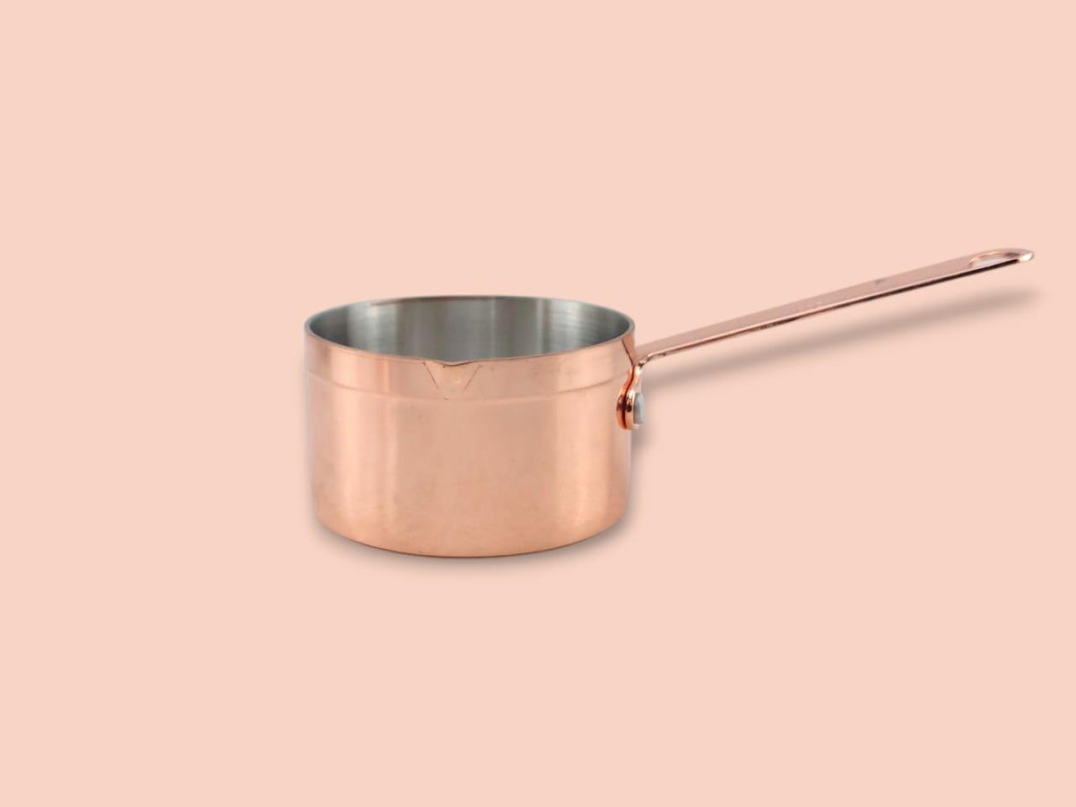 Stainless Steel Copper Sauce Pot Kaka Bawa Sons