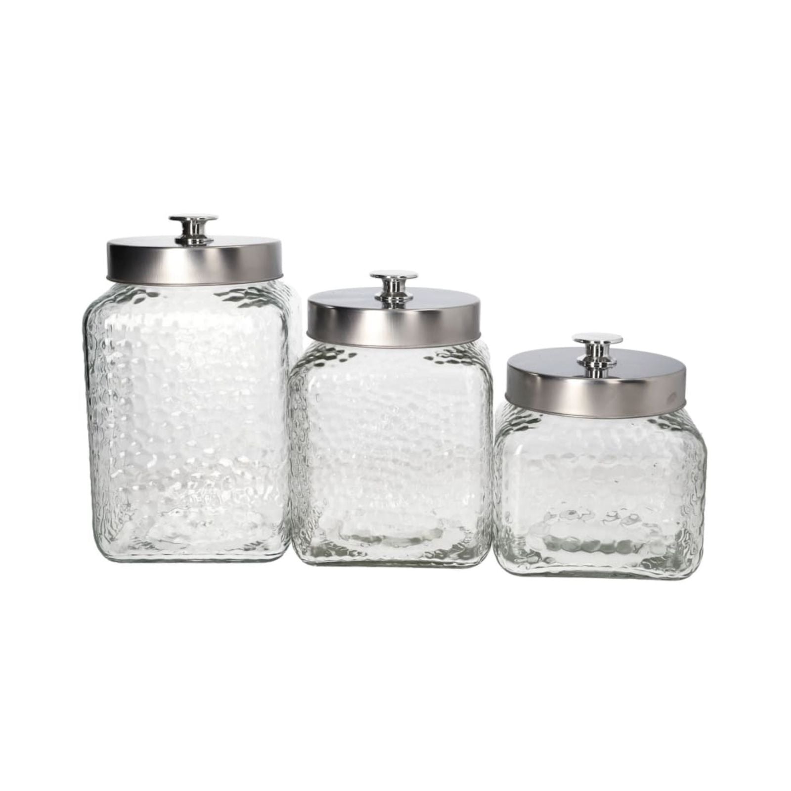Danny Home 3-Piece Glass Storage Jar Set Kaka Bawa Sons