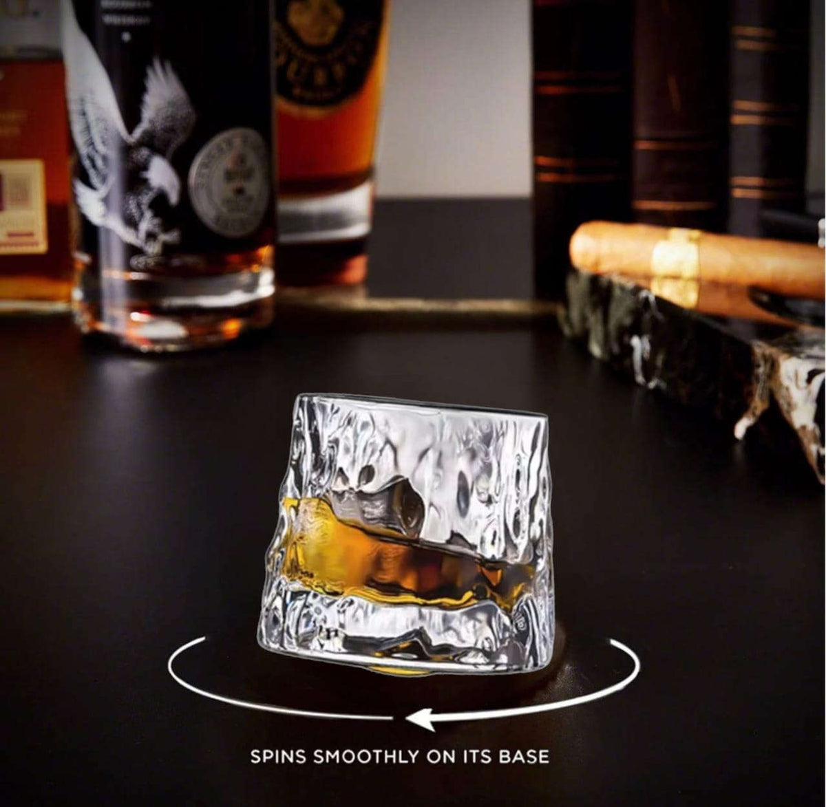 Danny Home 6-Piece 150 ml Rotating Glass Set Kaka Bawa Sons