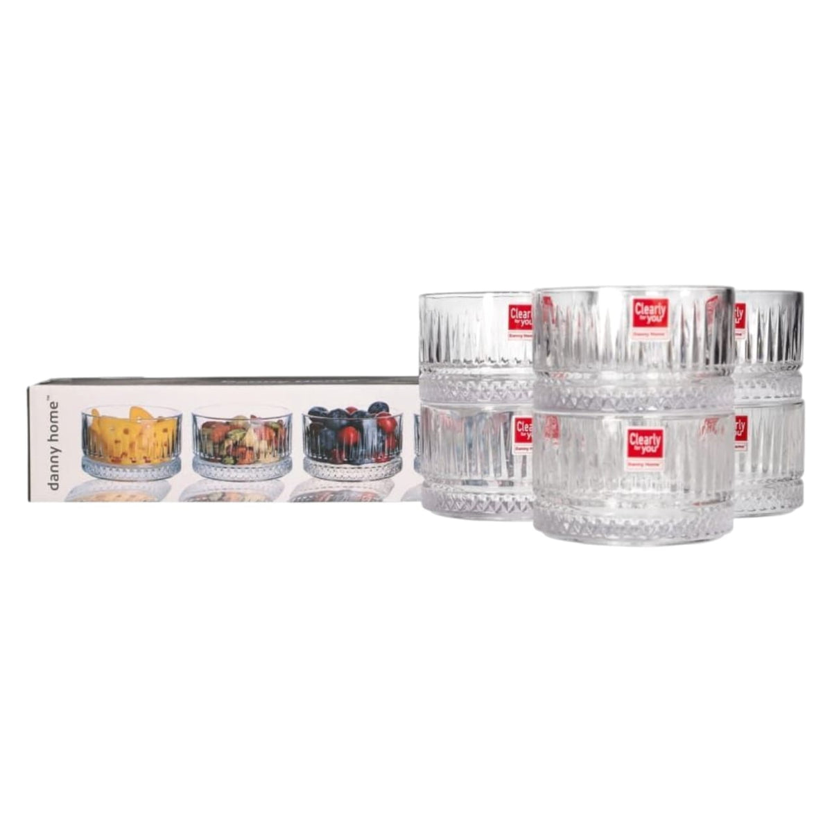 Danny Home 6-Piece Dessert Bowl Set Kaka Bawa Sons