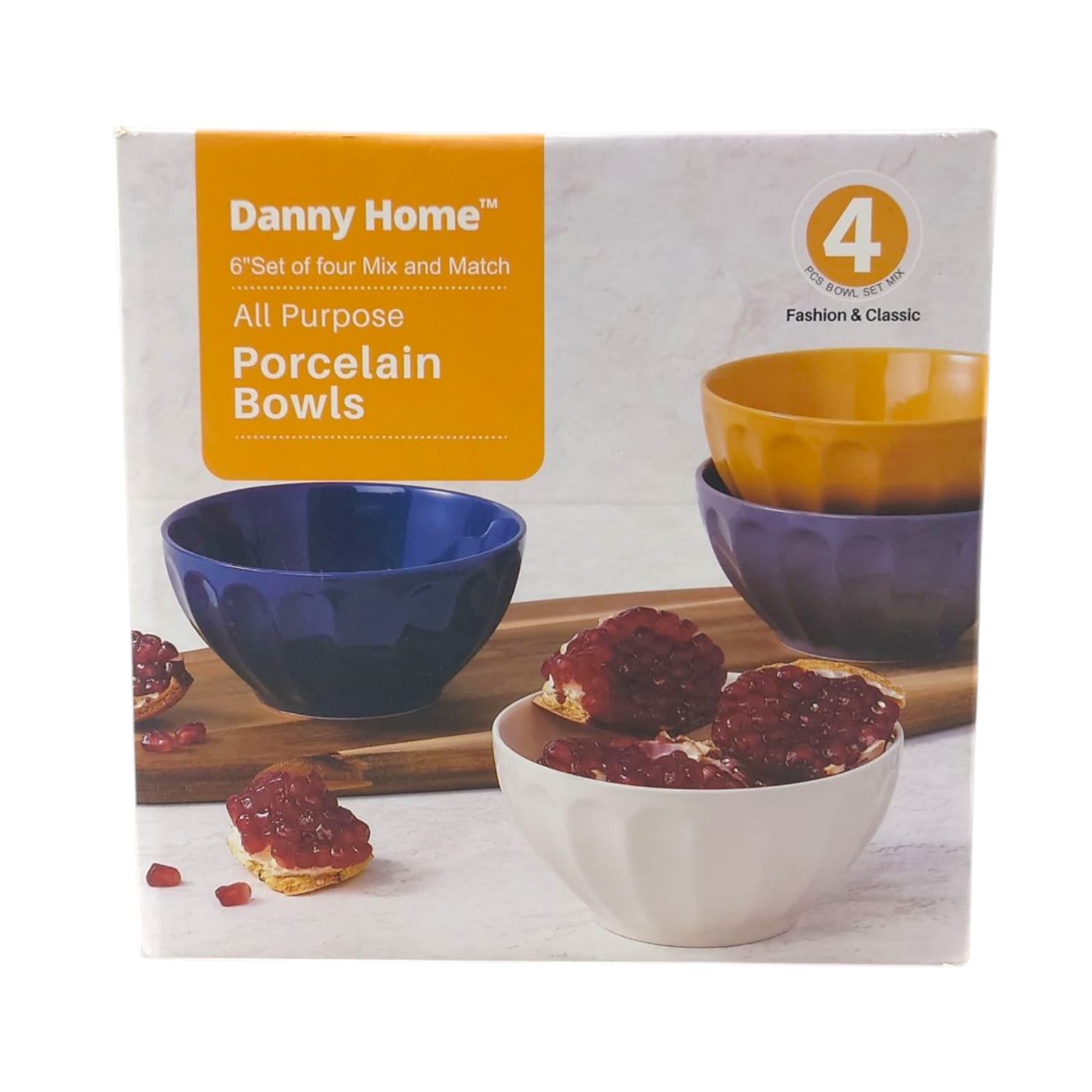 Danny Home 4 Piece 6" Bowl Set