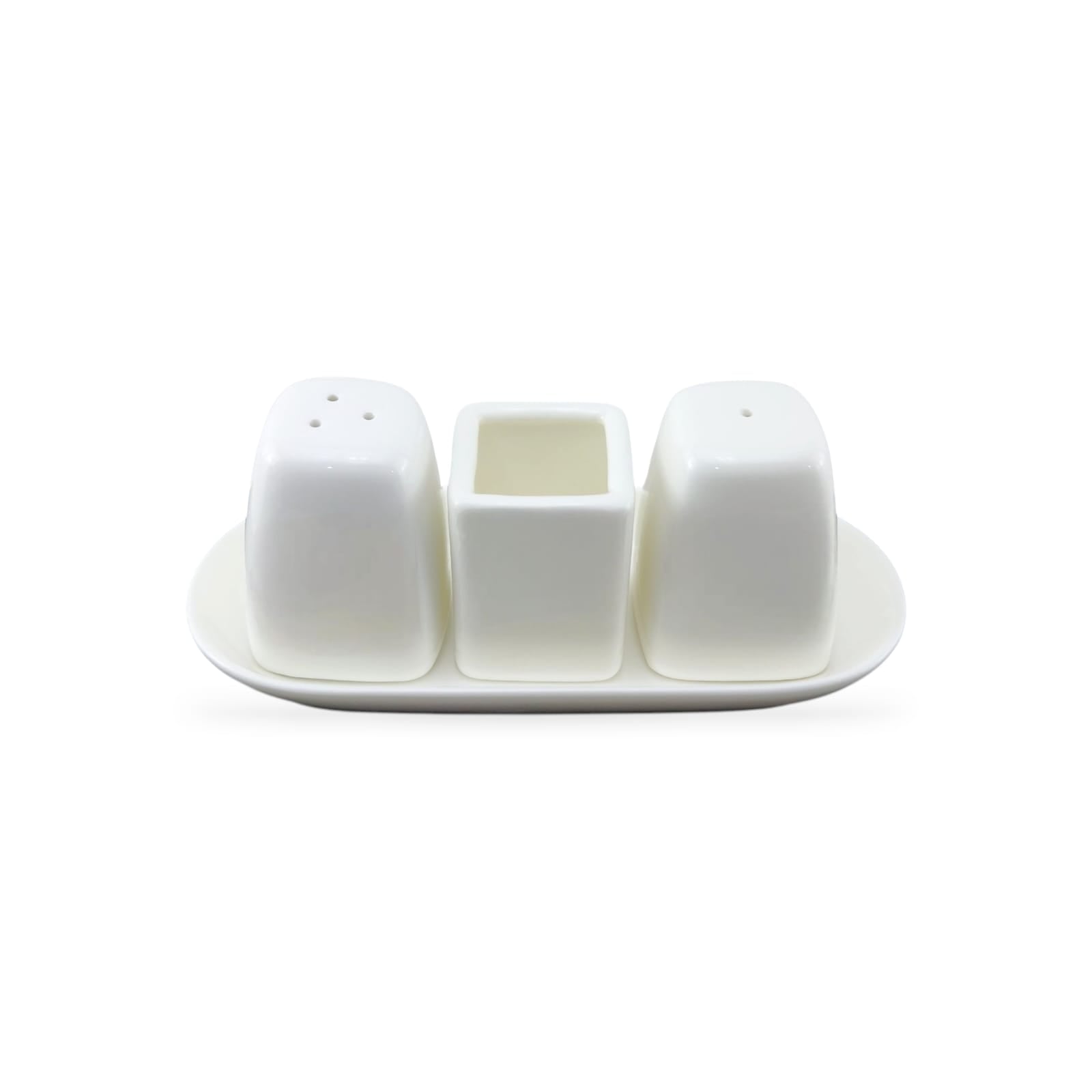 Danny Home 4-Piece Ceramic Salt & Pepper Set Kaka Bawa Sons