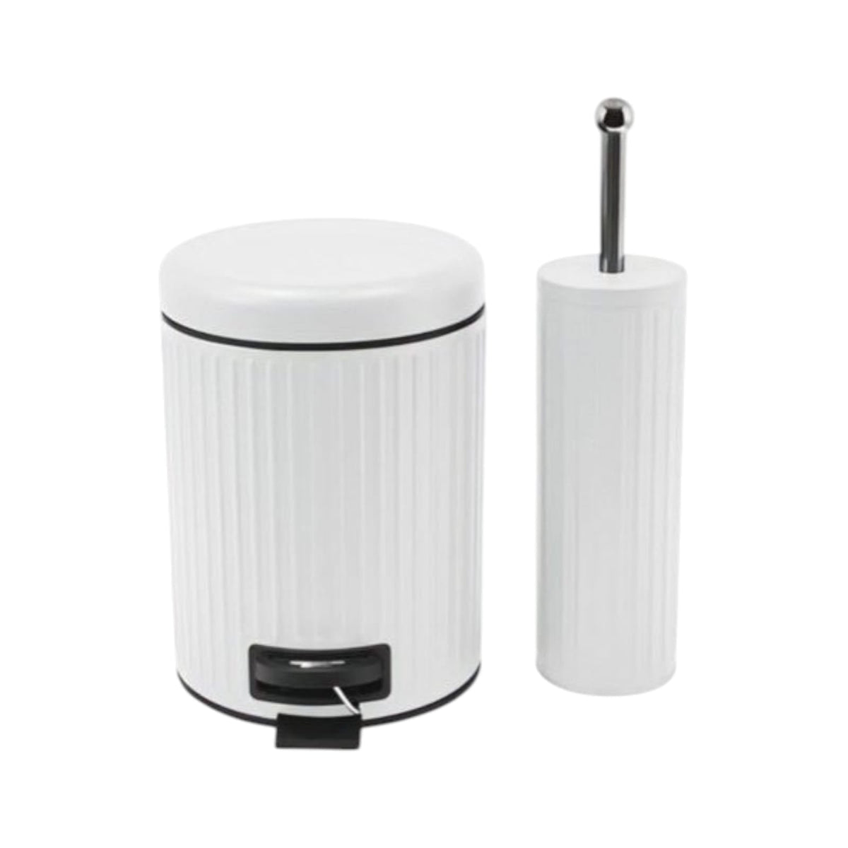 Danny Home 5-Litre Pedal-Push Dustbin With Toilet Brush Kaka Bawa Sons