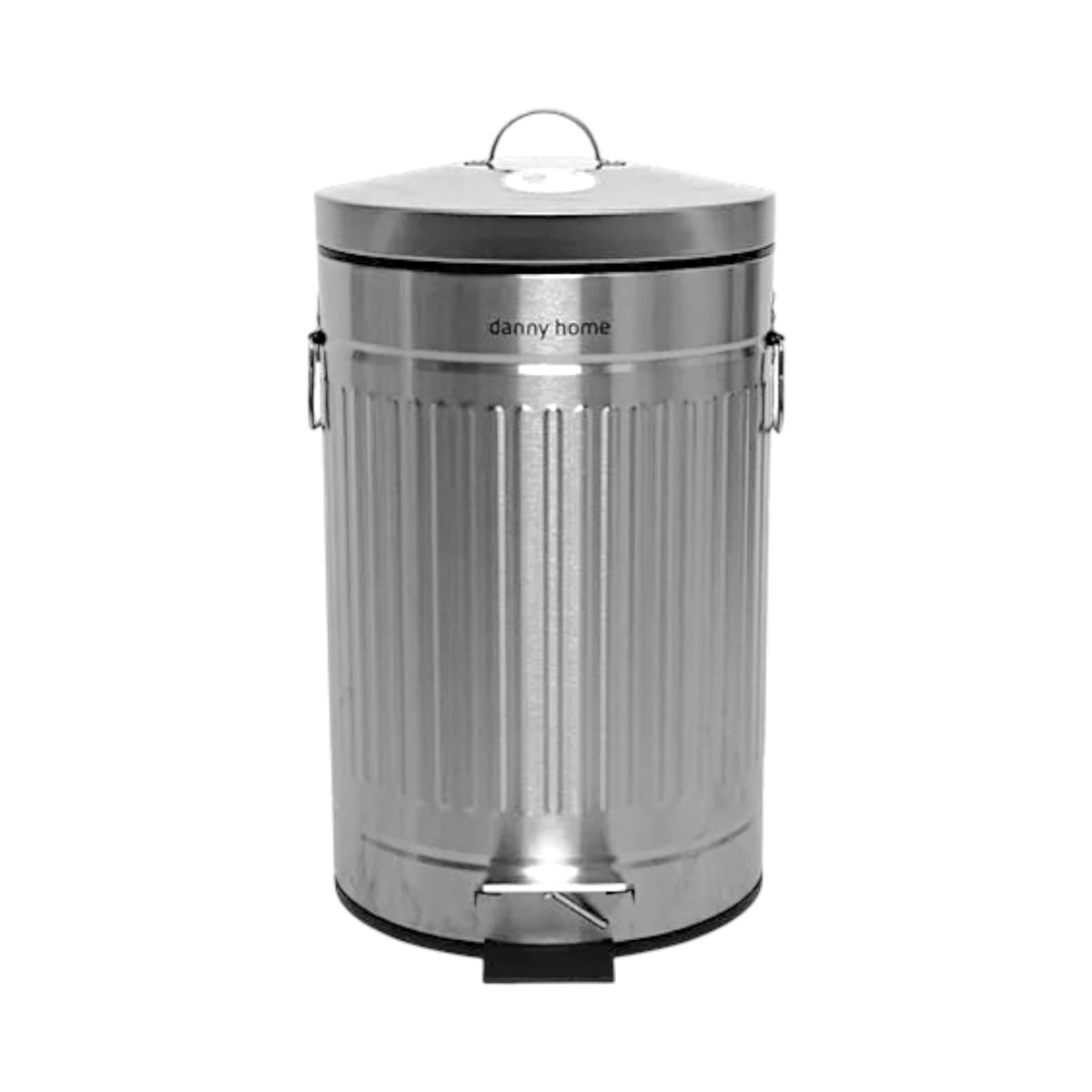 Danny Home Stainless Steel Pedal-Push Dustbin Kaka Bawa Sons