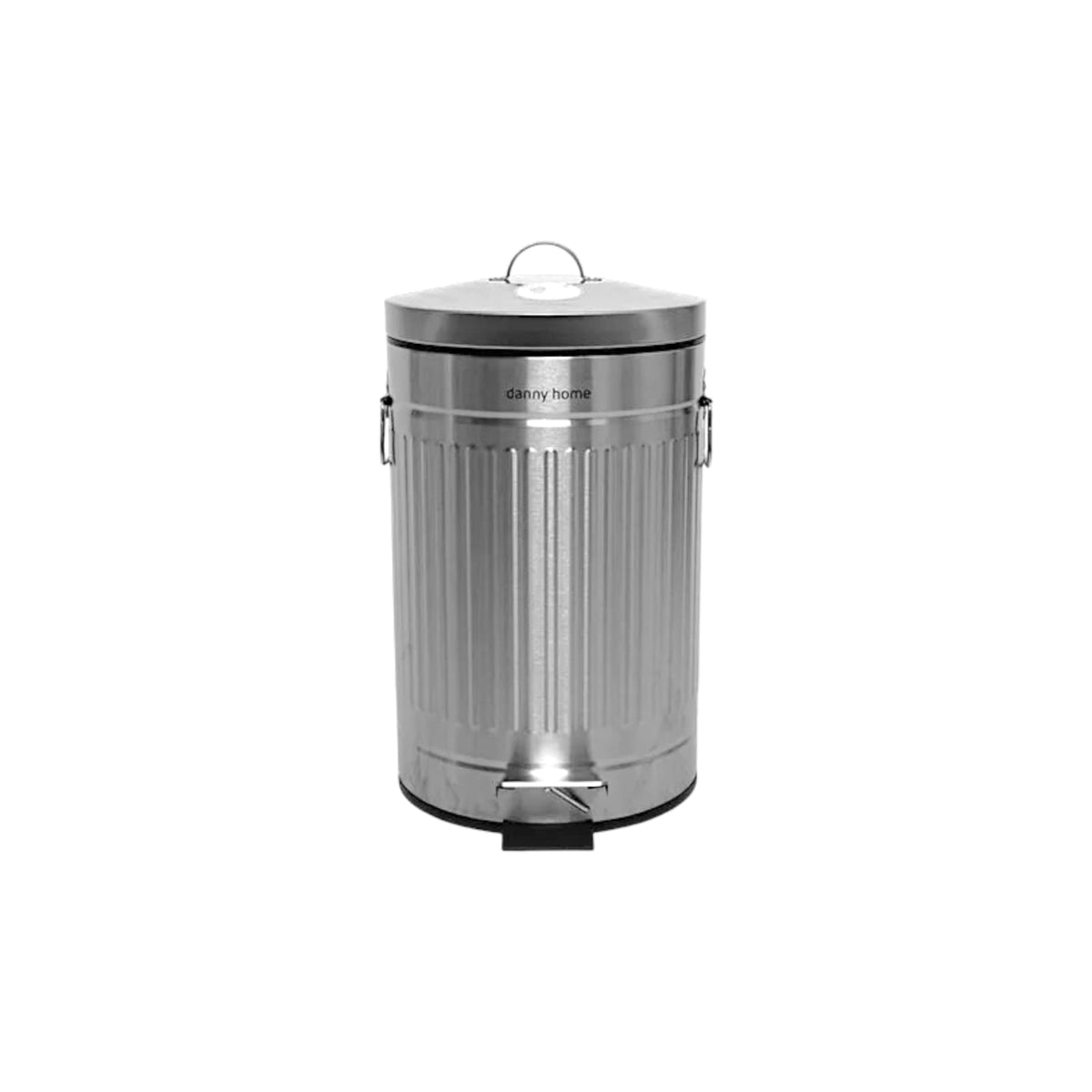 Danny Home Stainless Steel Pedal-Push Dustbin Kaka Bawa Sons