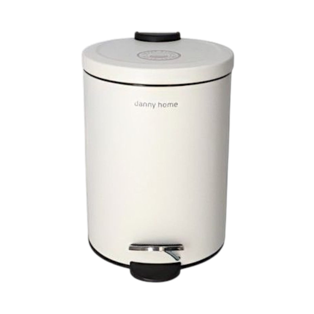 Danny Home Stainless Steel Dustbin BEIGE Kaka Bawa Sons
