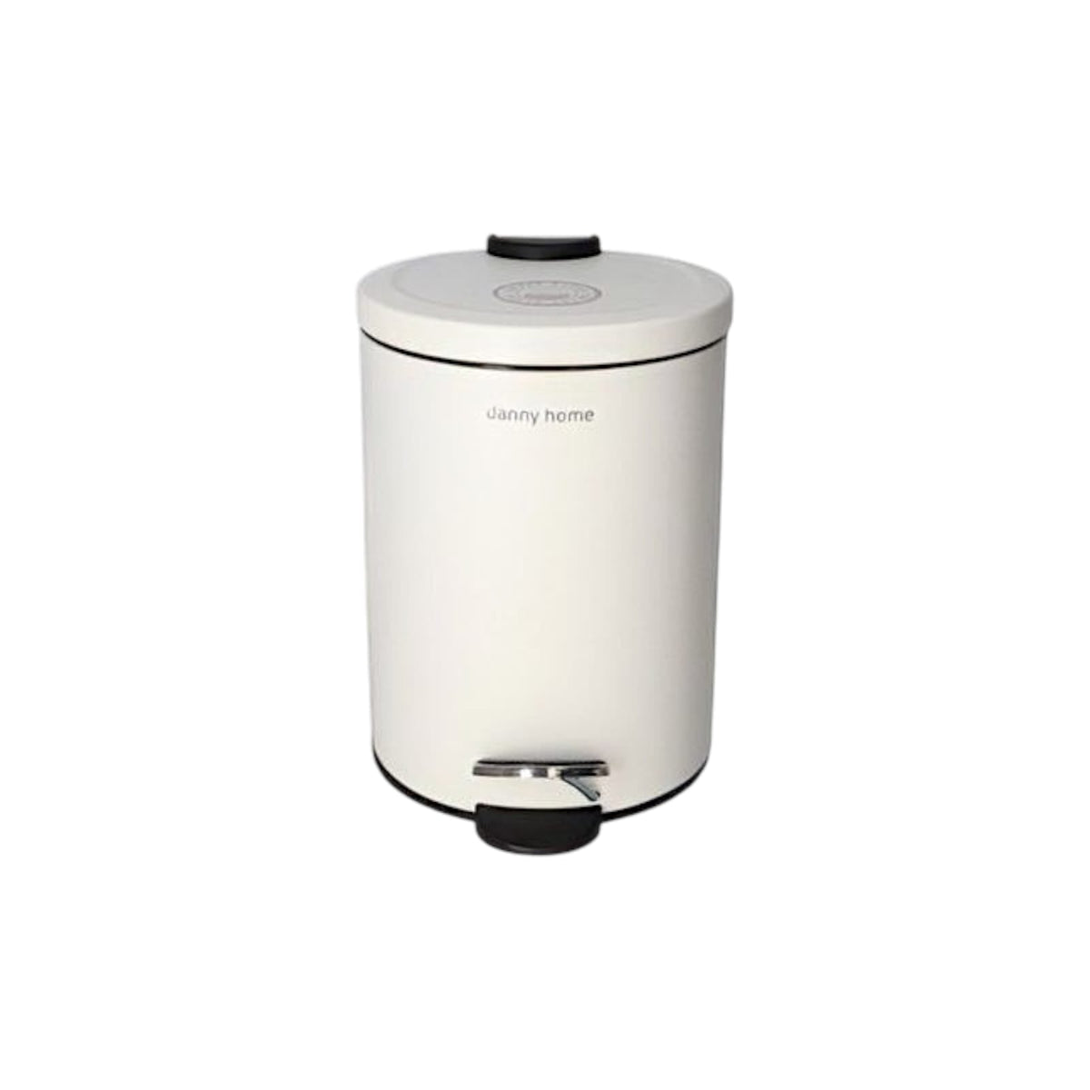 Danny Home Stainless Steel Dustbin BEIGE Kaka Bawa Sons