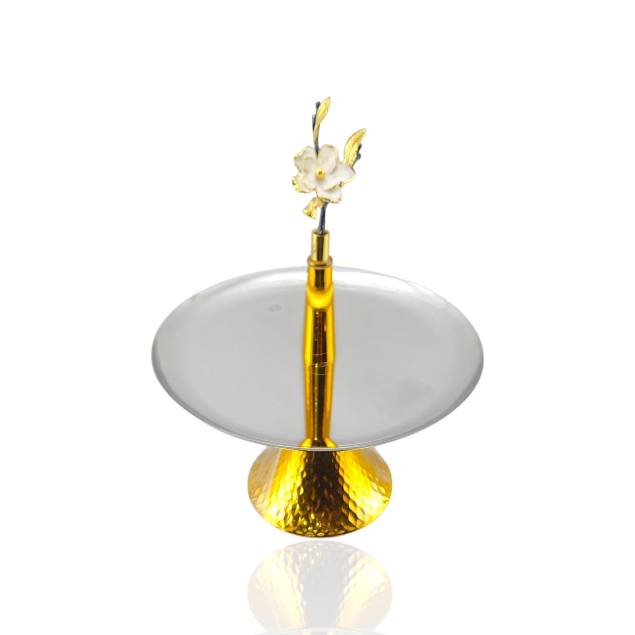 Fancy Stainless Steel Round Dessert Stand Kaka Bawa Sons