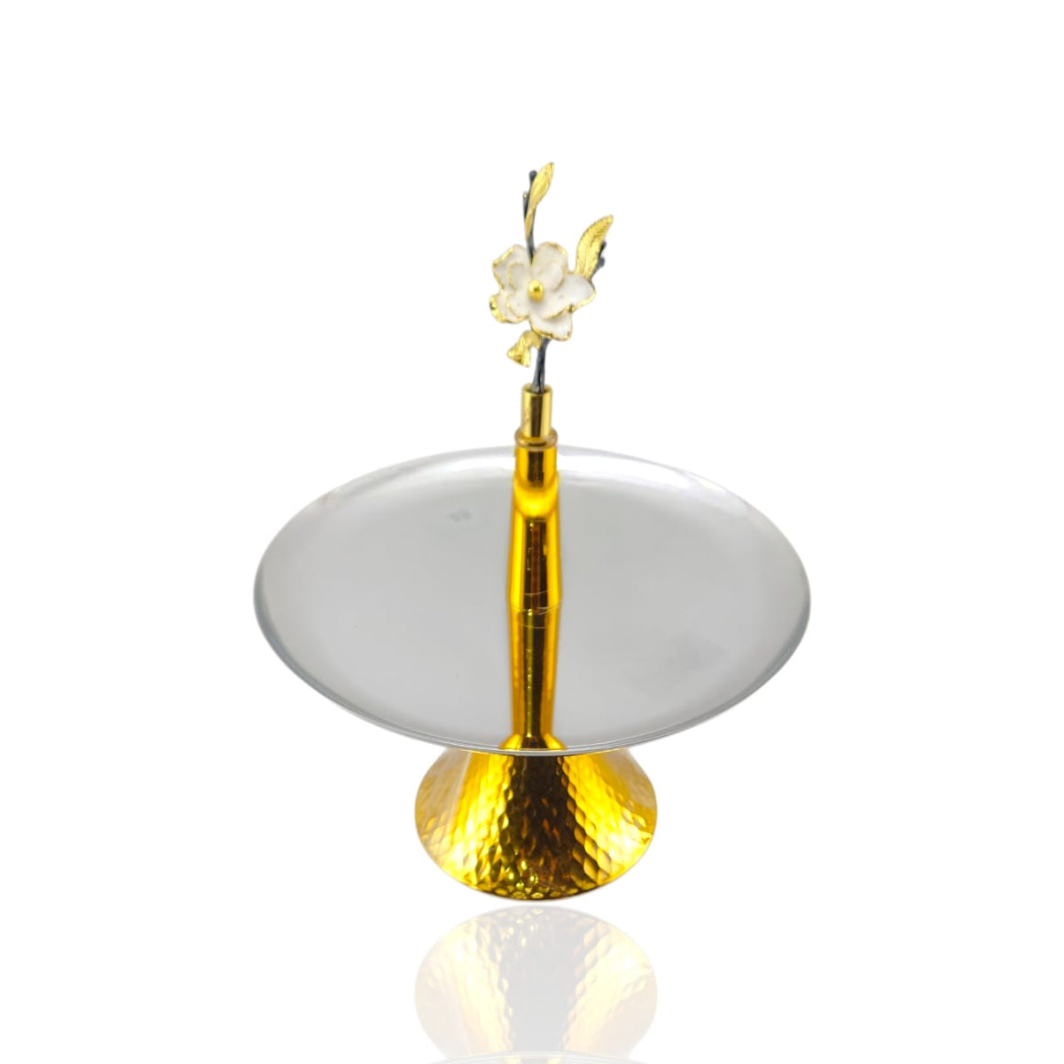 Fancy Stainless Steel Round Dessert Stand Kaka Bawa Sons