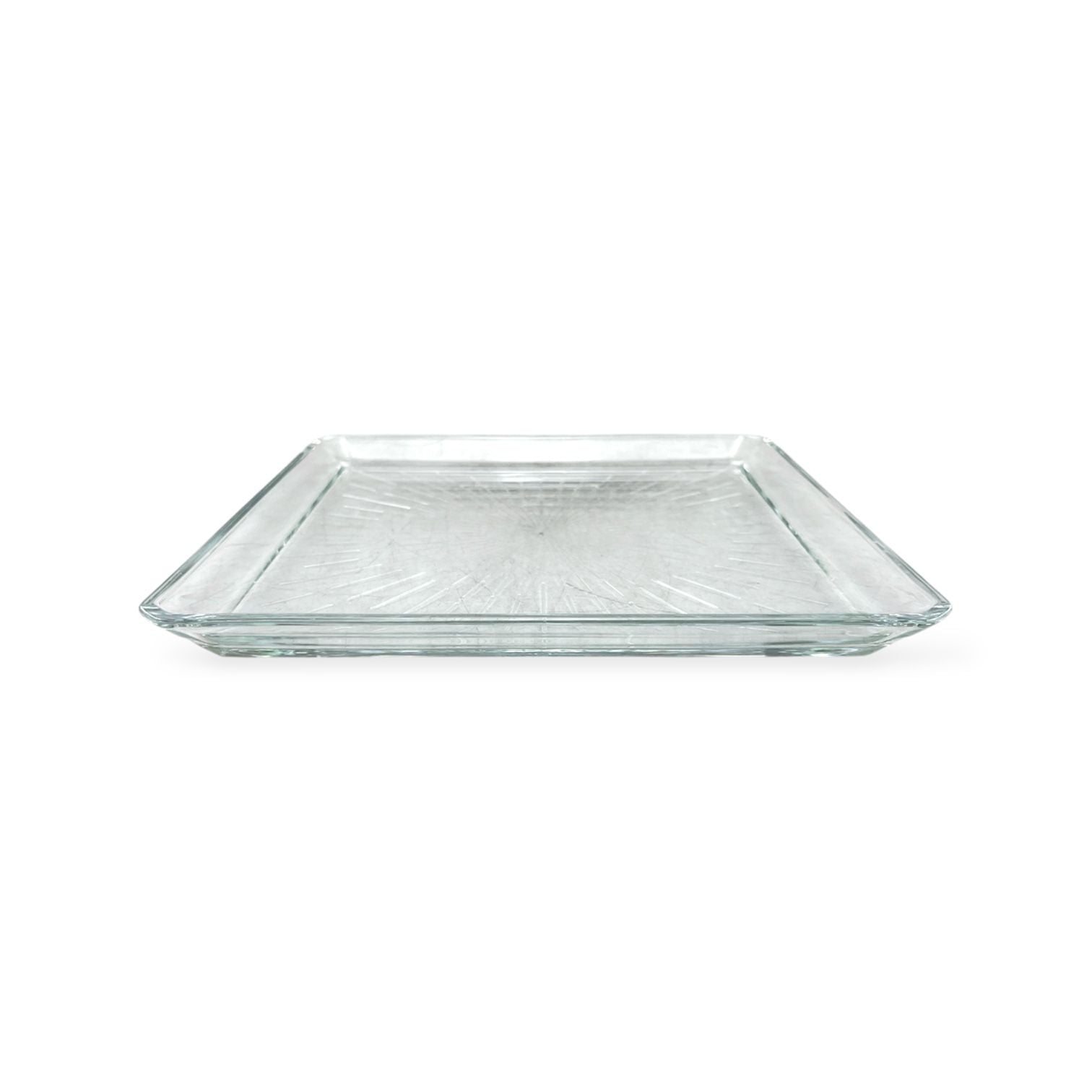 Pasabahce Malden 9.5-inch Glass Plate 9.5'' Kaka Bawa Sons