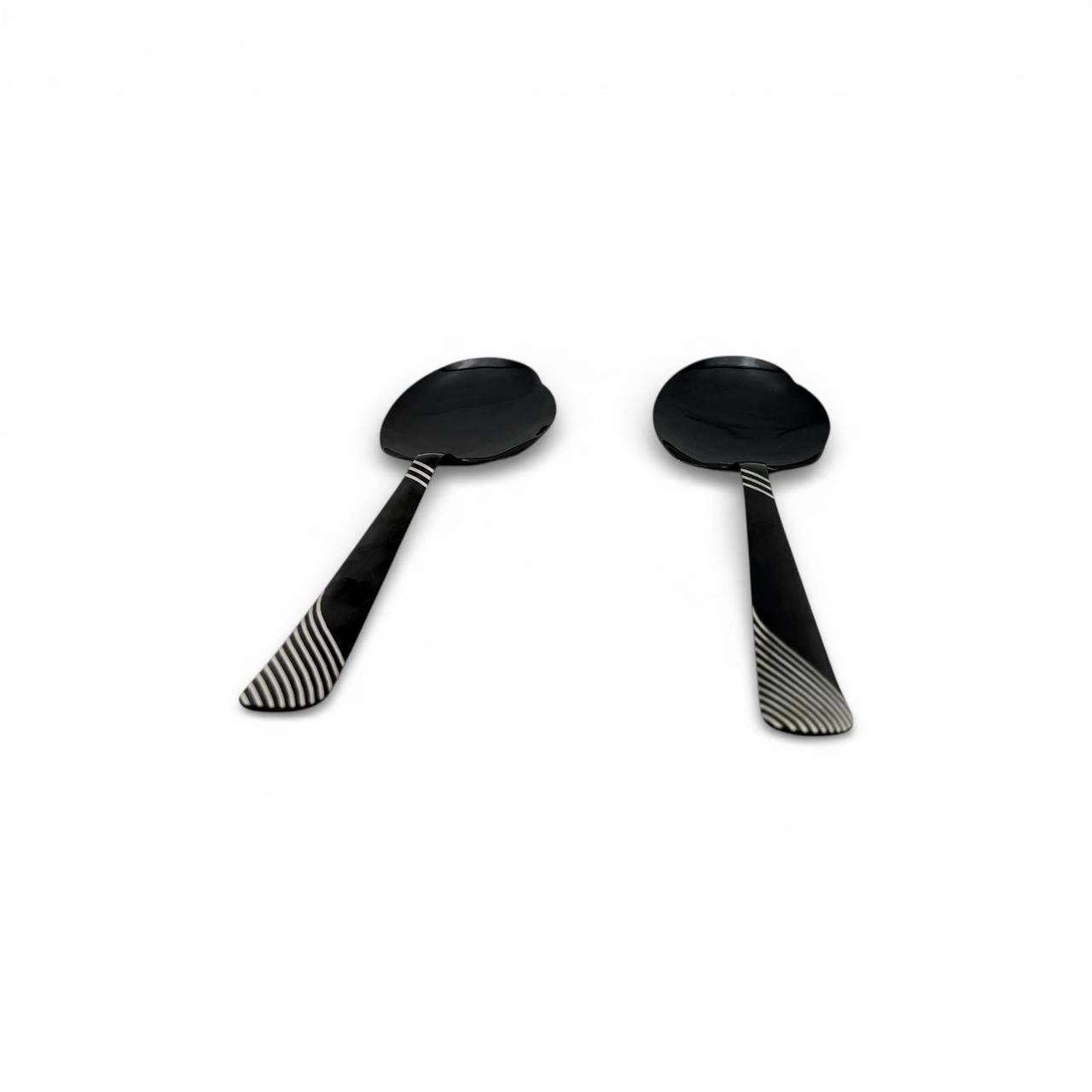 2-Piece Black Rice Serving Spoon