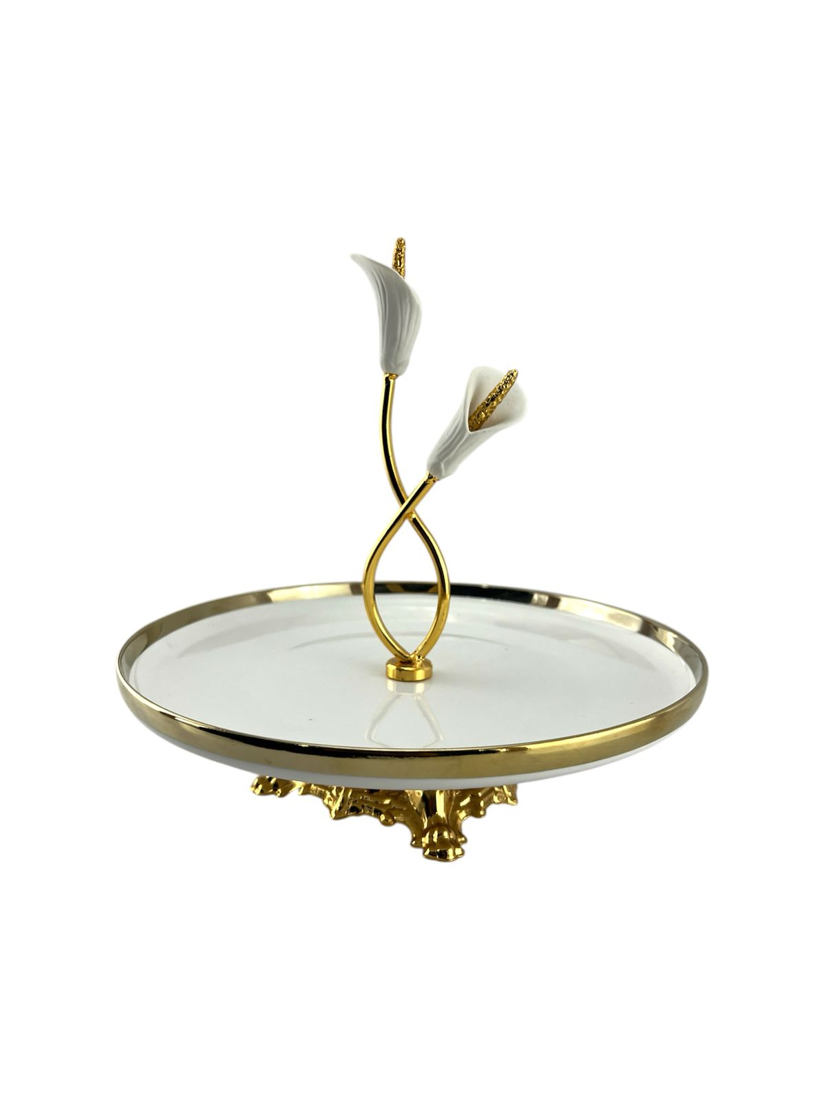 Fancy Round Single Platter