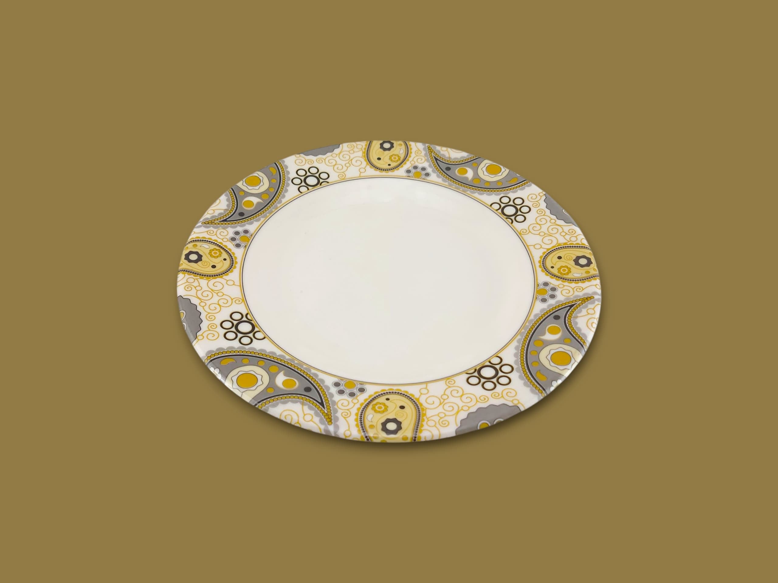 Blaze Manor Melamine Flat Plate 7"