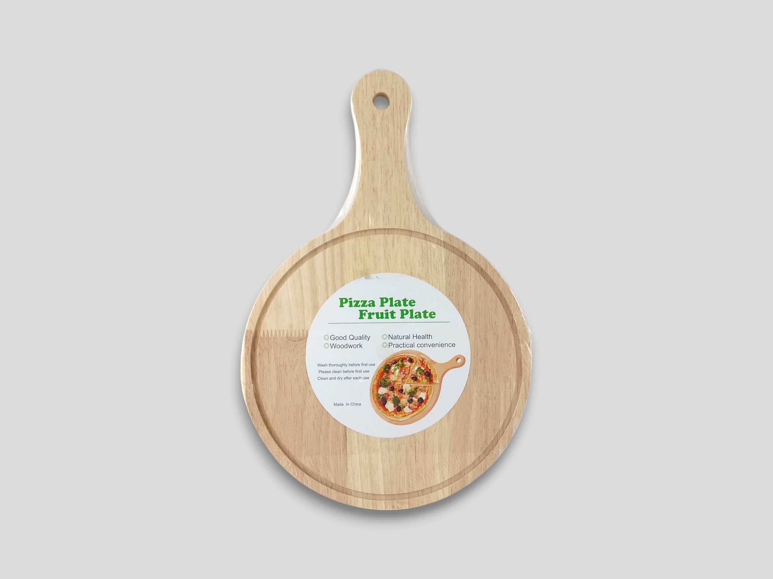Bamboo Round Cheese Board 9"