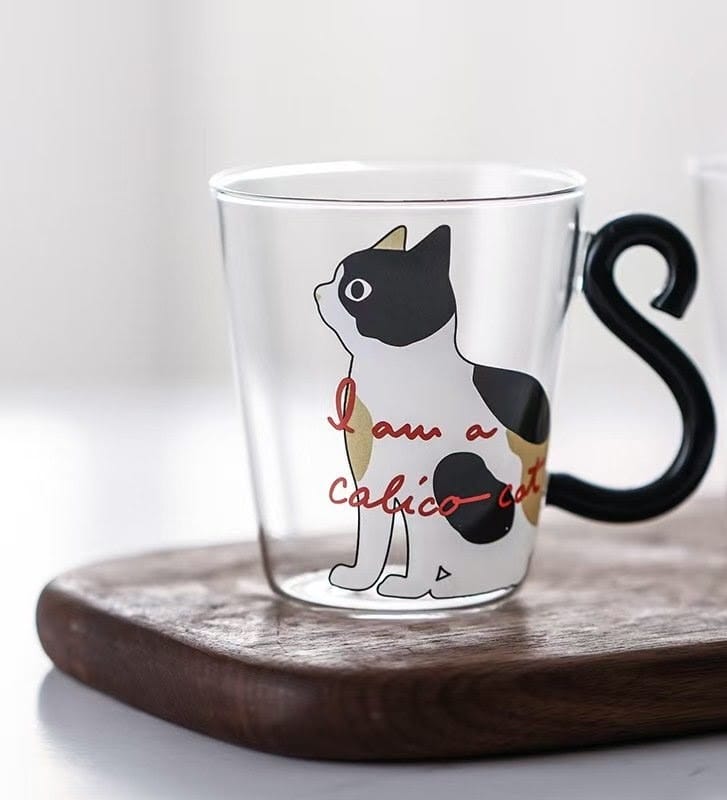 Cat Glass Mug