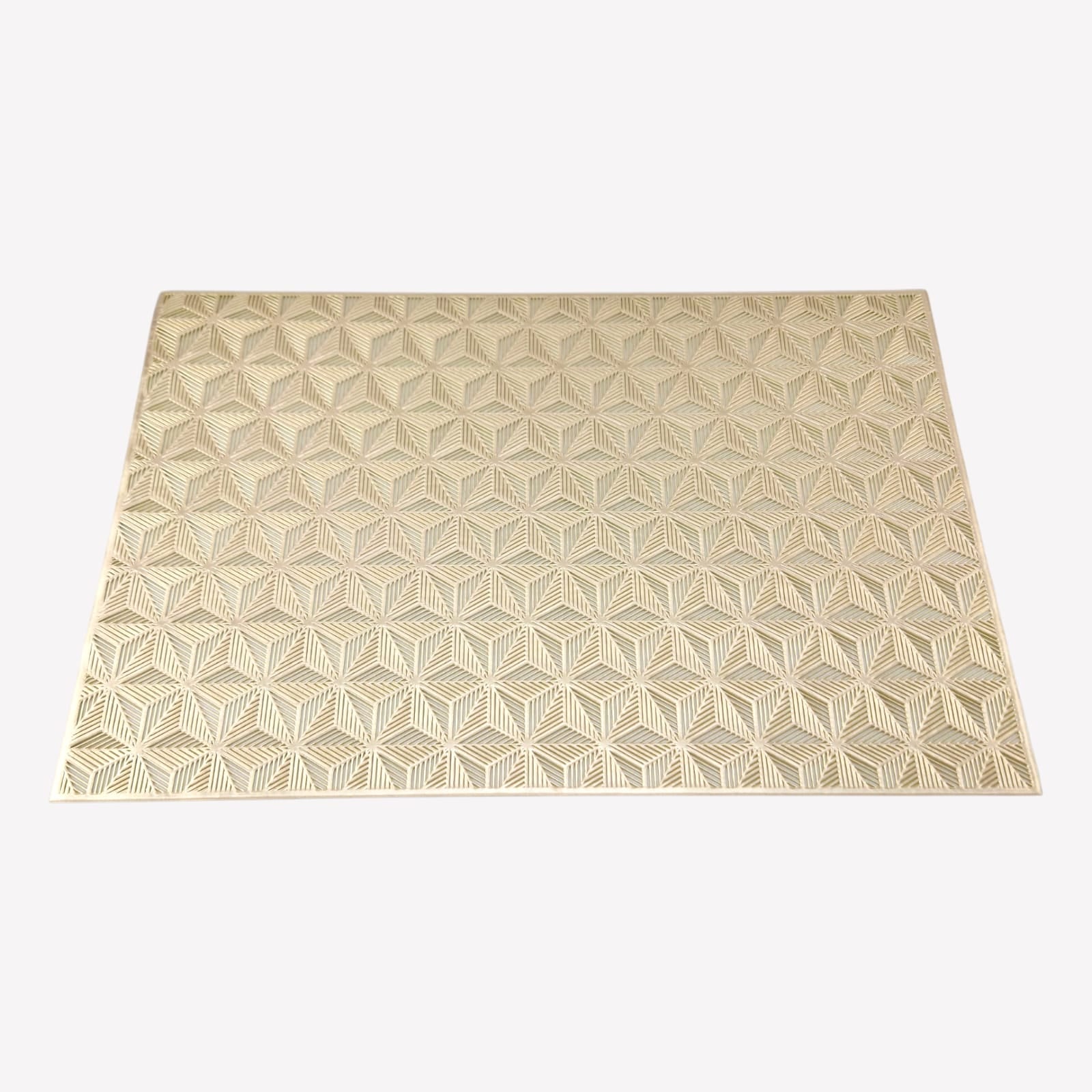 6-Piece Rectangular PVC Table Mat Set