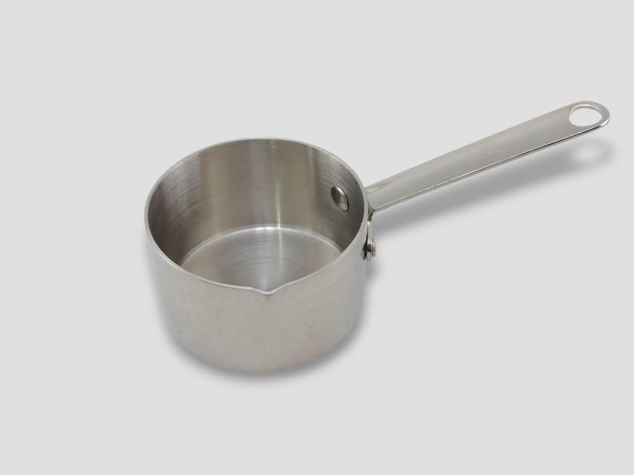 Stainless Steel Silver Sauce Pot Kaka Bawa Sons