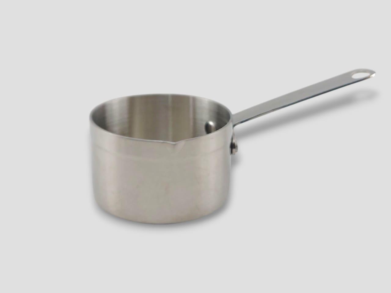 Stainless Steel Silver Sauce Pot Kaka Bawa Sons