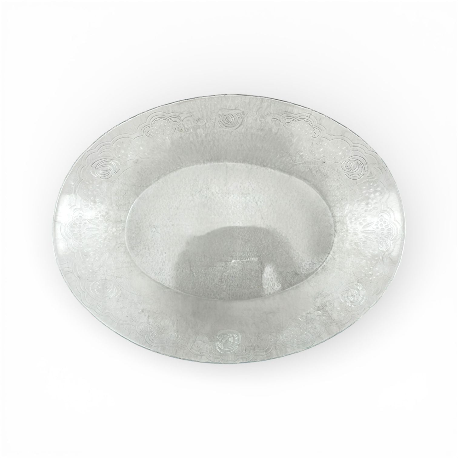 Psb Lacy Glass Serving Dish 11''