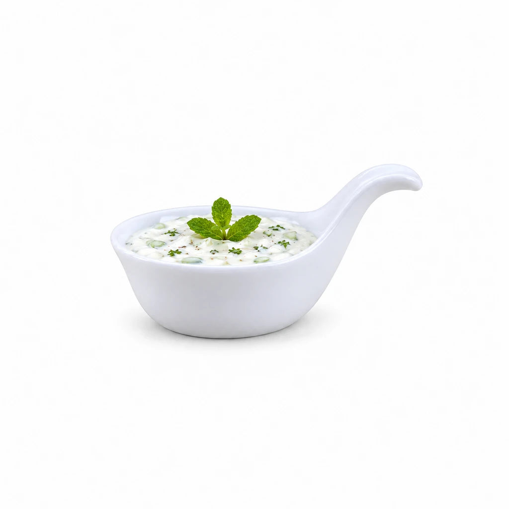 Danny Home Curved-Handle Ceramic Ramekin, 4.25 Inch