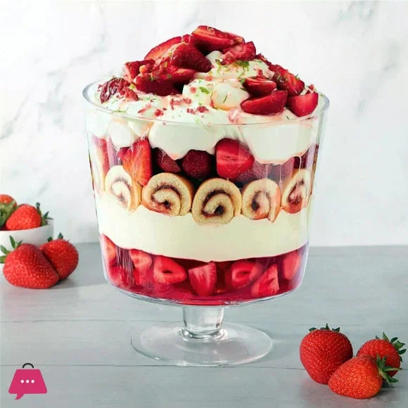 Trifle Glass Bowl 8"