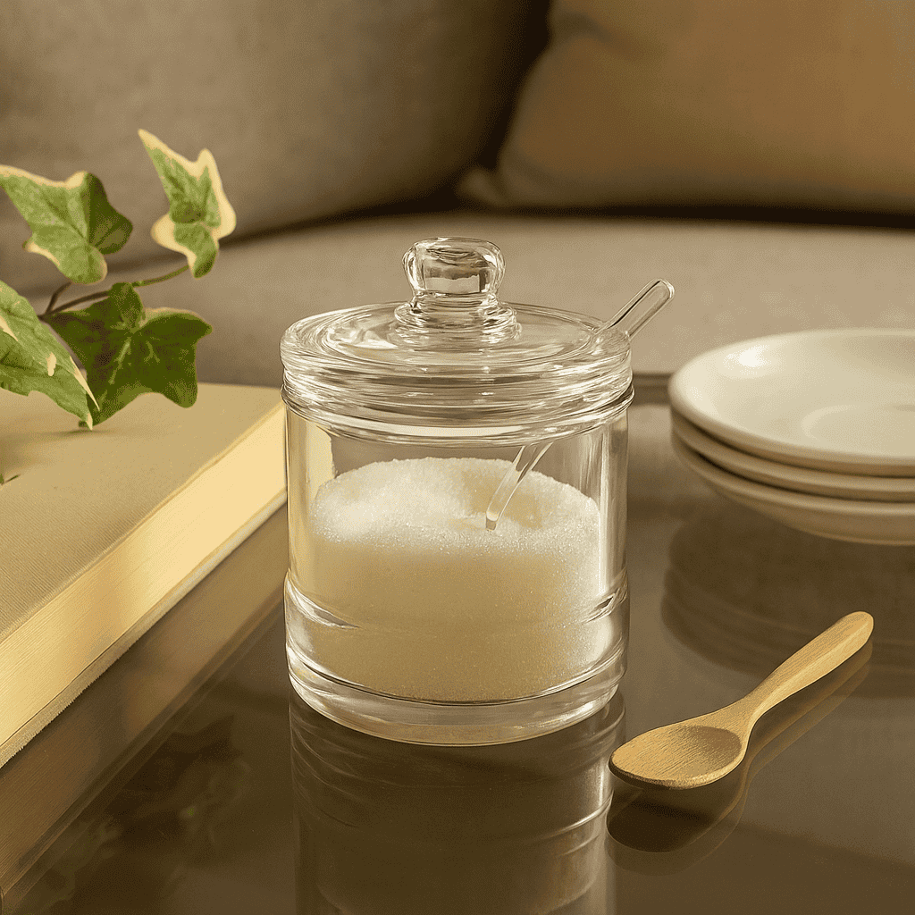 Acrylic Sugar Pot Kaka Bawa Sons