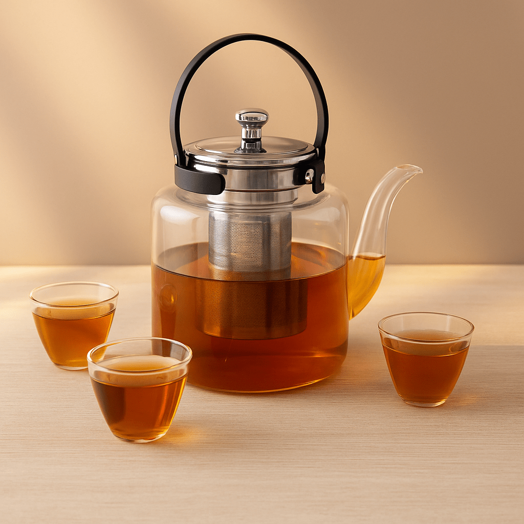 Ace Glass Tea Pot (1.2L - 1.8L) Kaka Bawa Sons