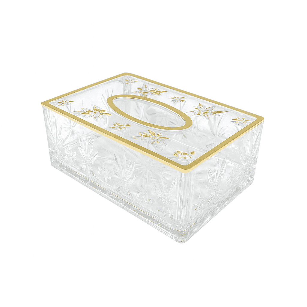 Violet Acrylic Tissue Box Kaka Bawa Sons