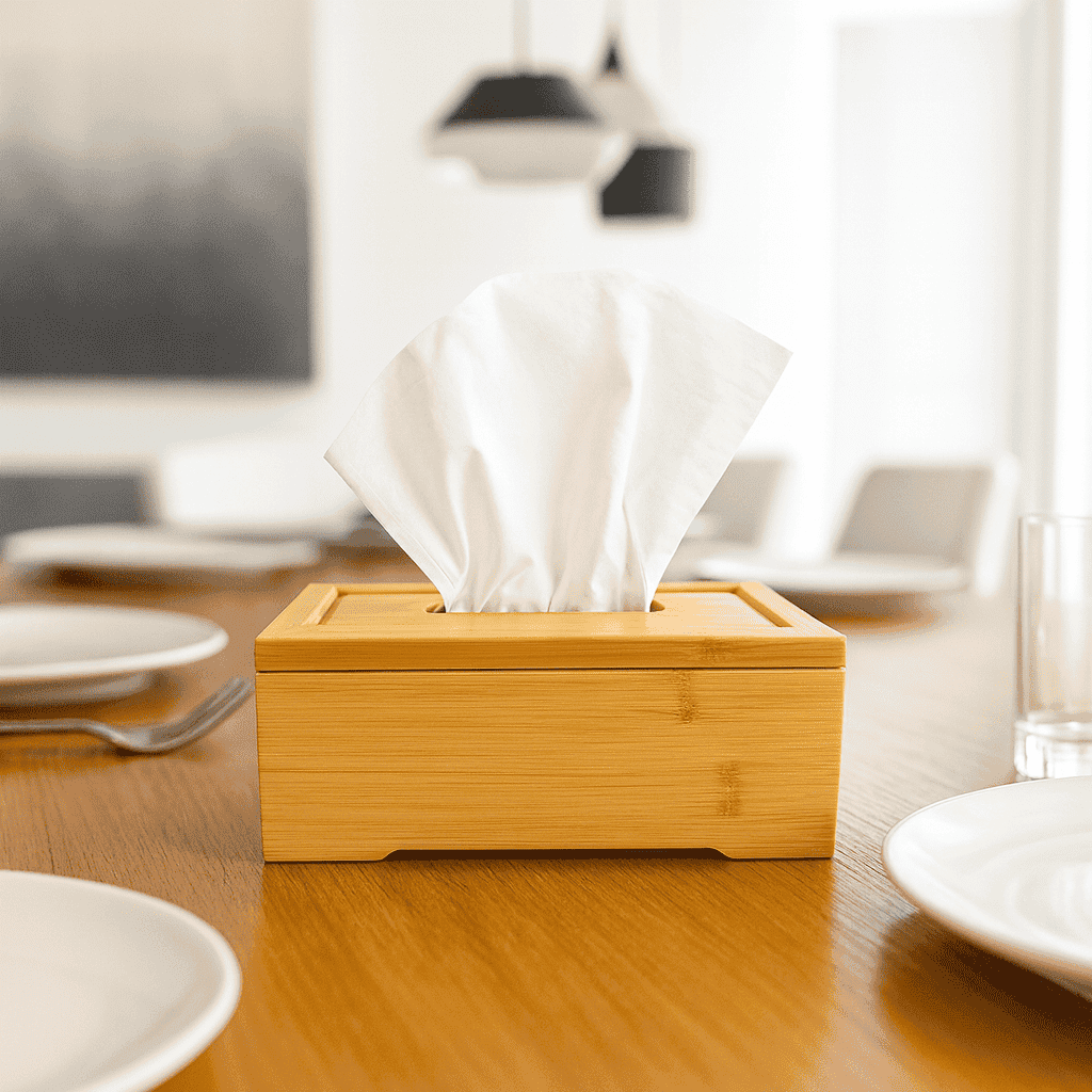 Violet Bamboo Tissue Box Kaka Bawa Sons