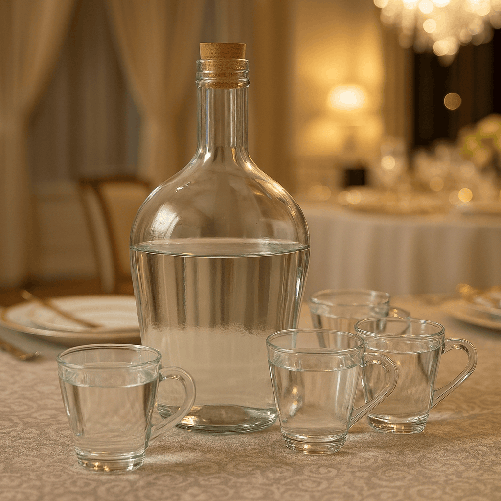 Danny Home 5-Piece Glass Beverage Set Kaka Bawa Sons