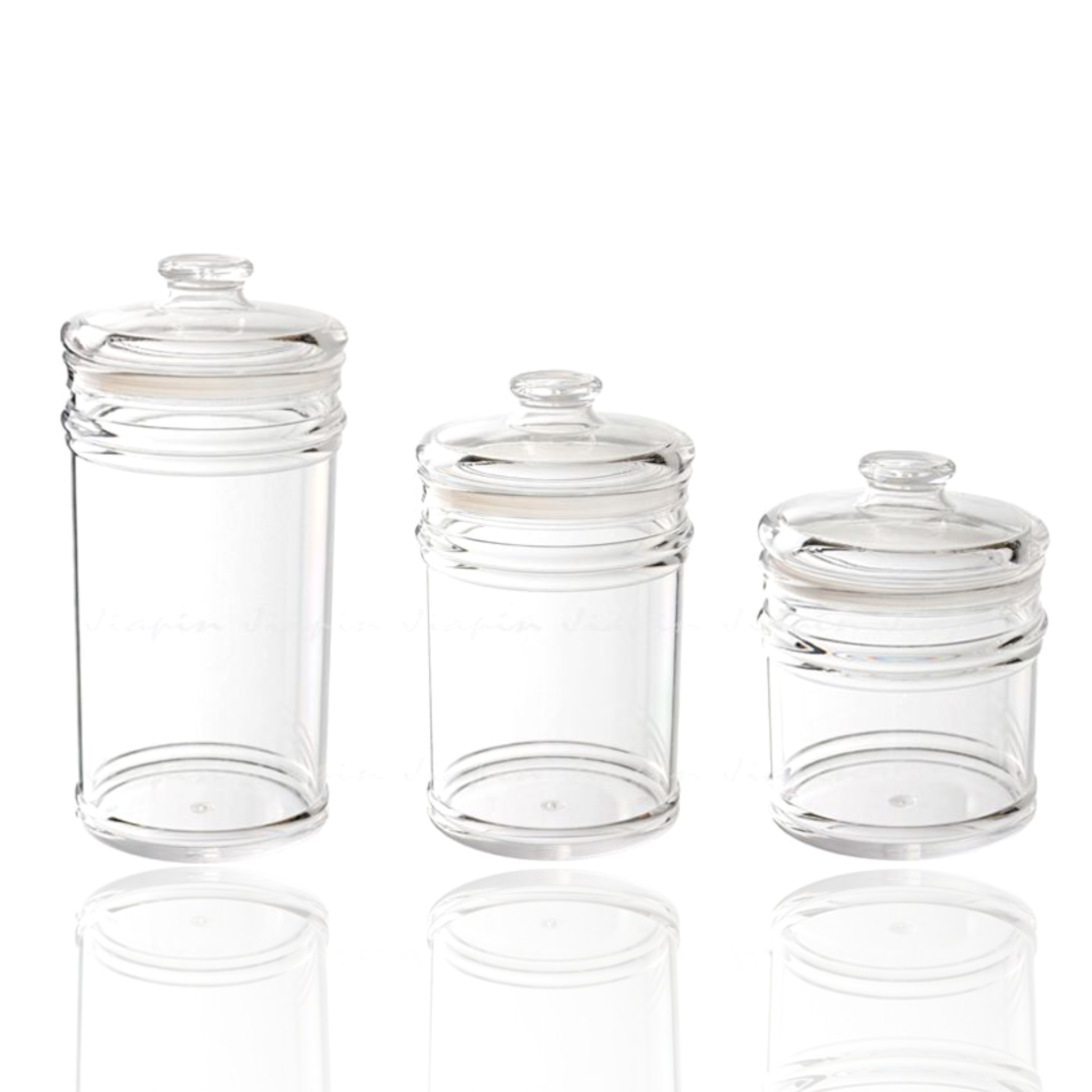 Wide Acrylic Storage Jars 1,000 - 1,900 ML