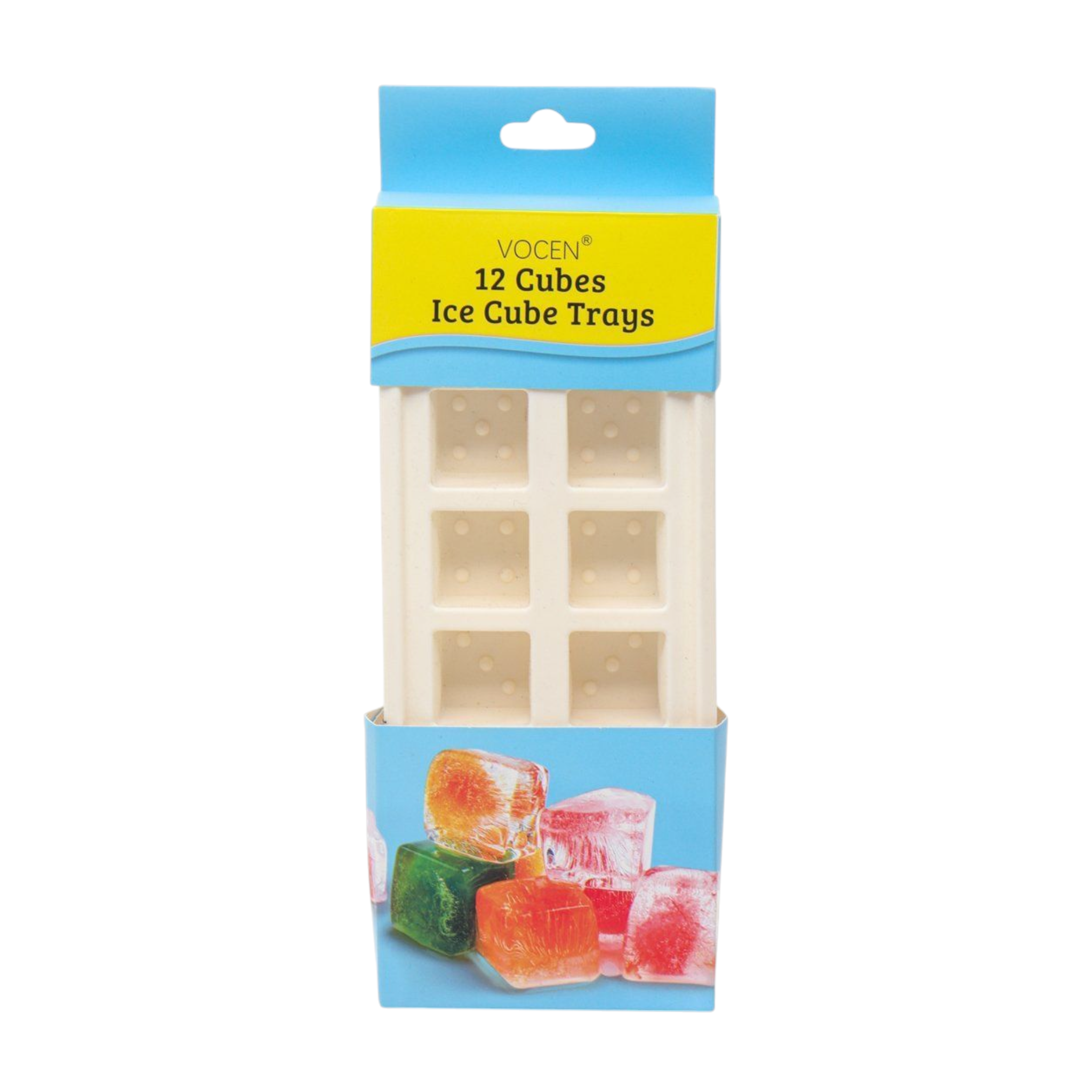 Vocen 12-Cubes Silicone Ice Cube Tray