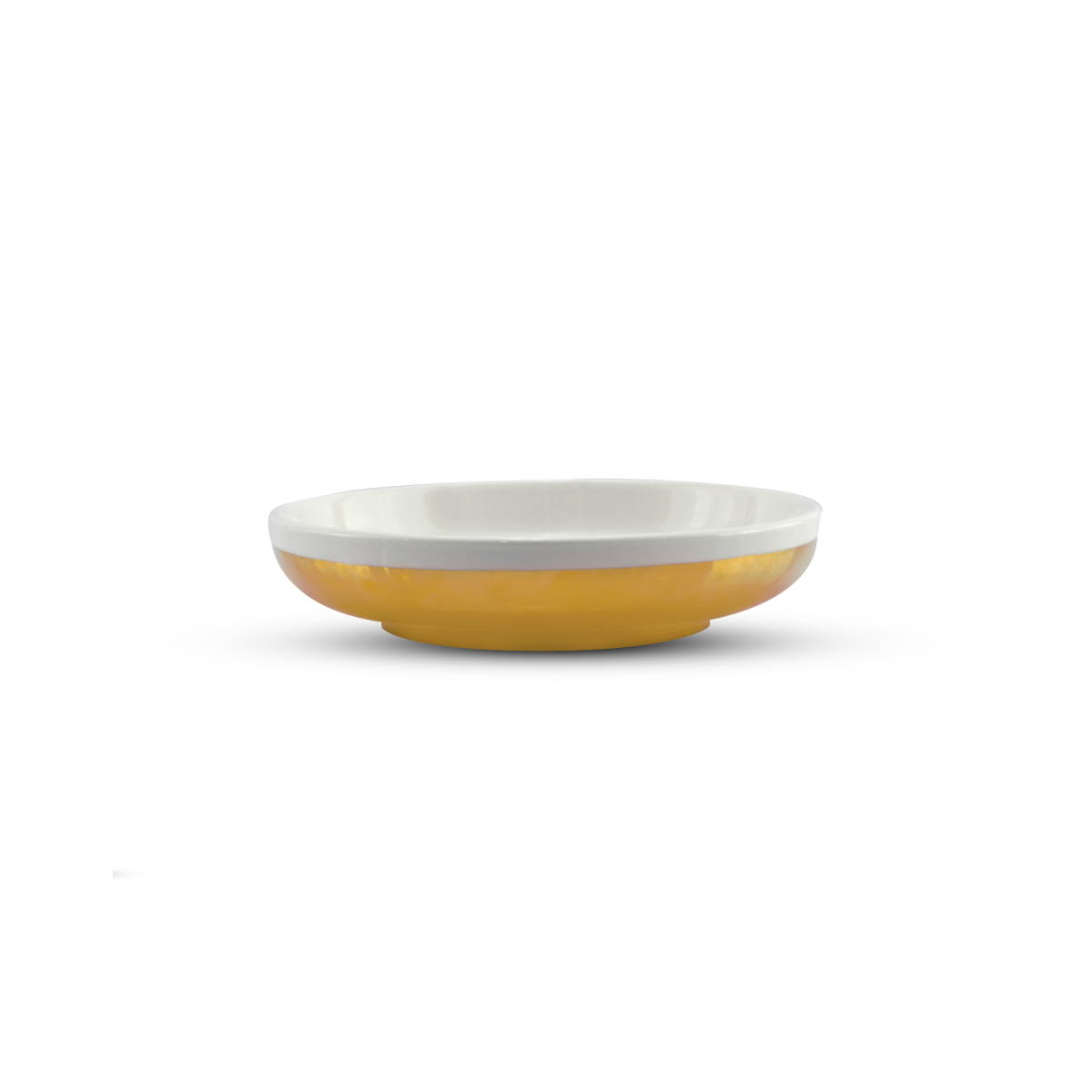 SYMPHONY ADORN DISH WHITE AND GOLDEN
