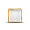 Super Dine Square Deep Dish 9.5" Golden