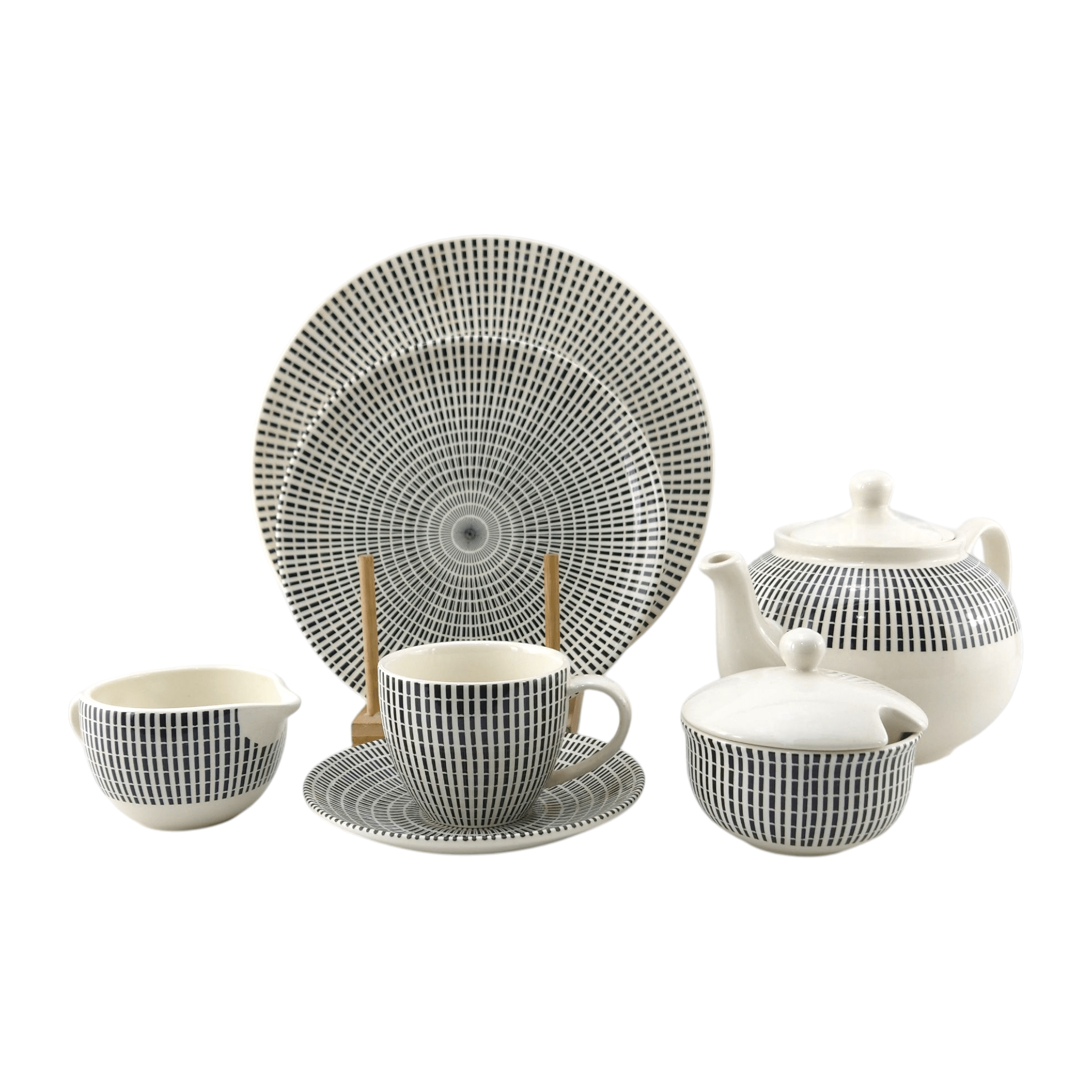 Claytan 24-Piece Tea Set