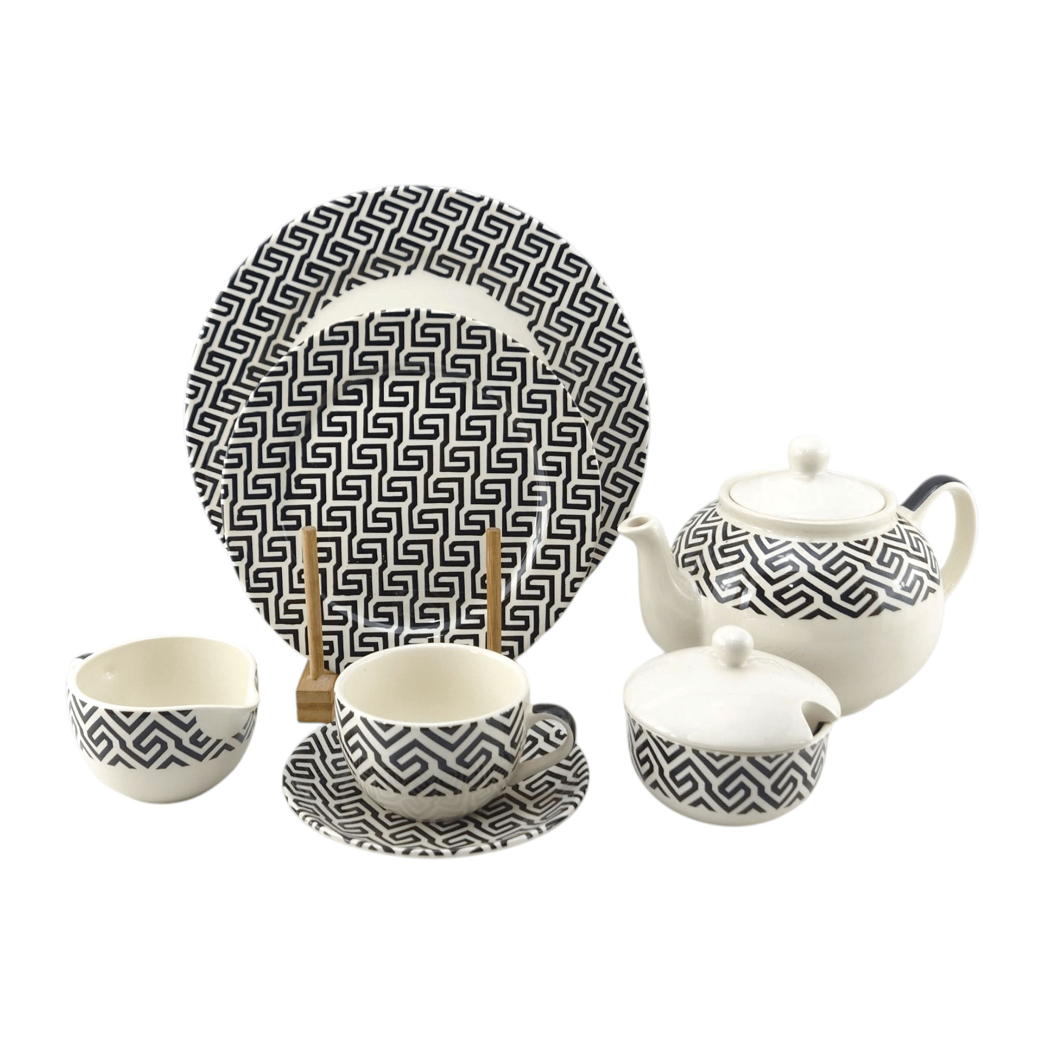 Claytan 24-Piece Tea Set