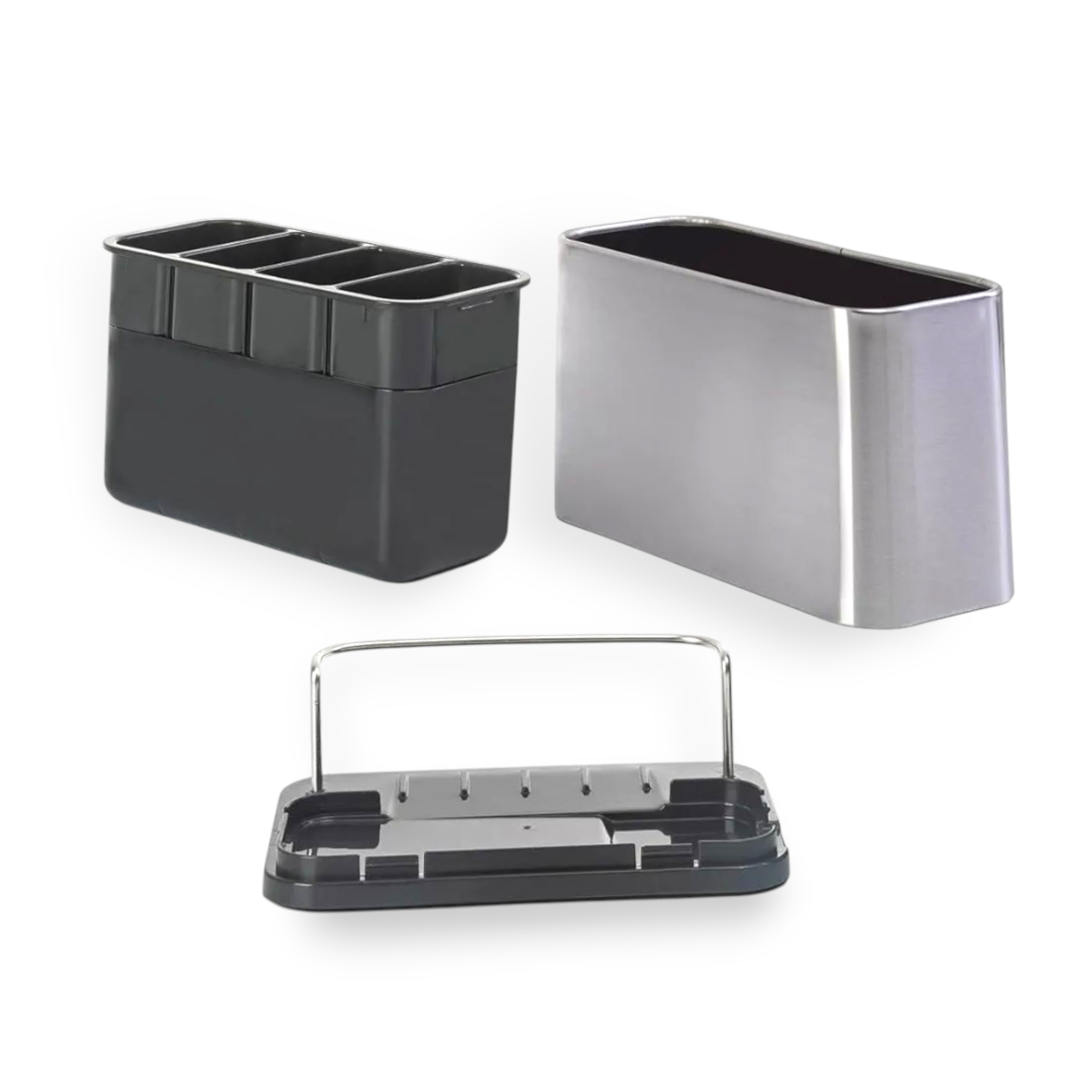 Stainless Steel Cutlery Holder 13x17 cm