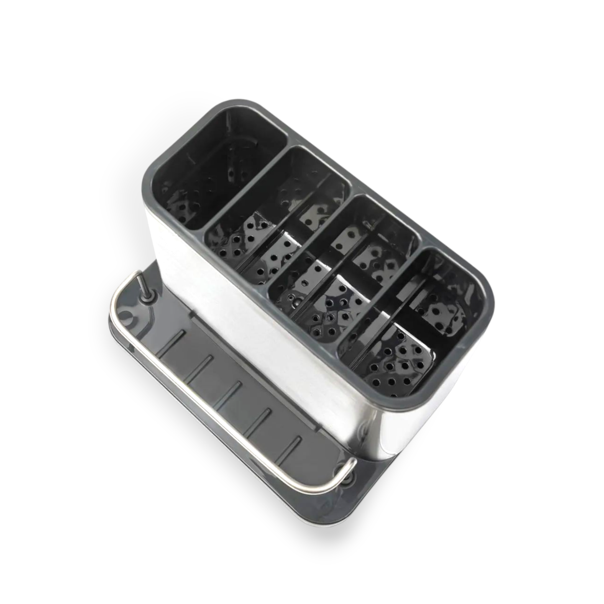 Stainless Steel Cutlery Holder 13x17 cm