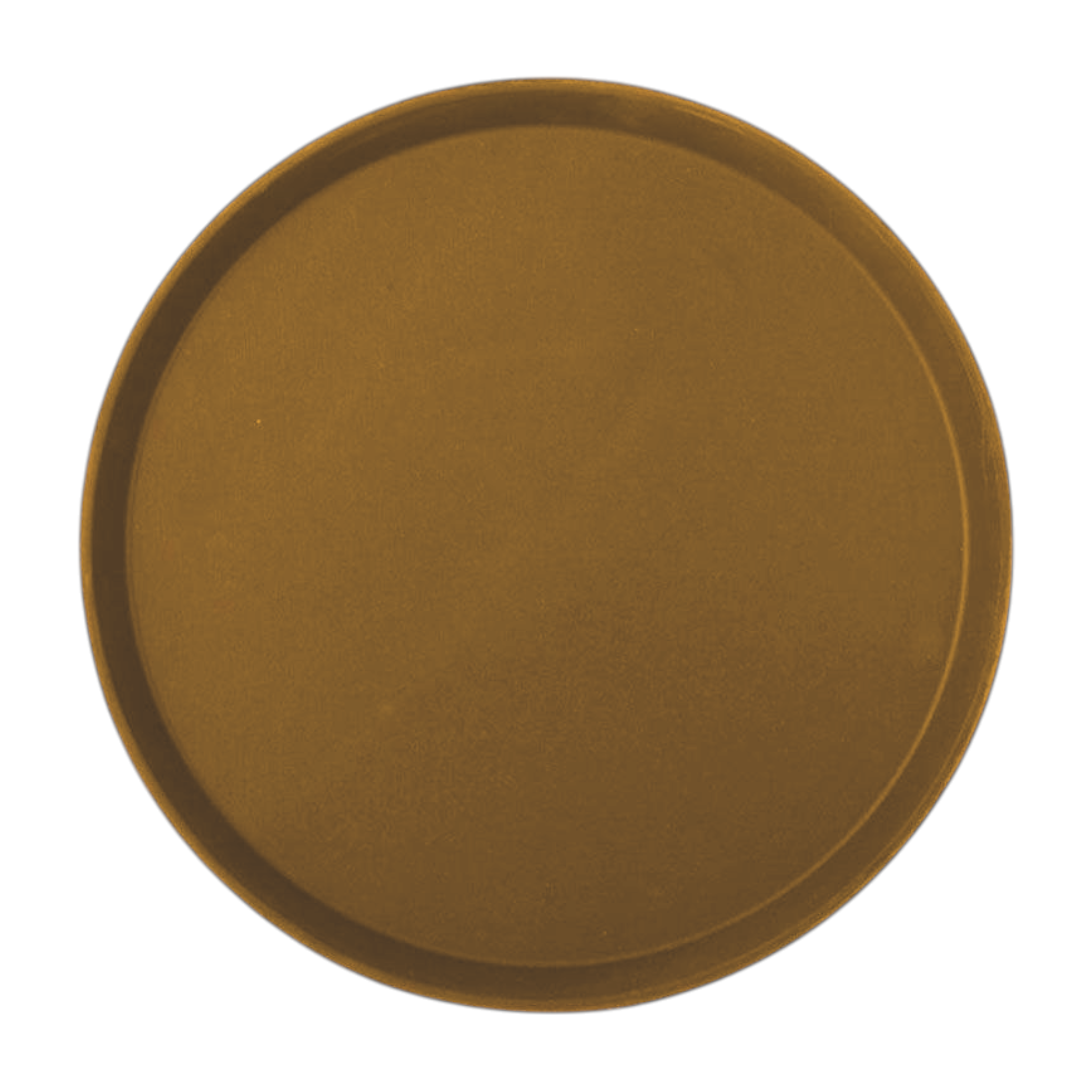 Raffle Anti-Slip Round Brown Serving Tray