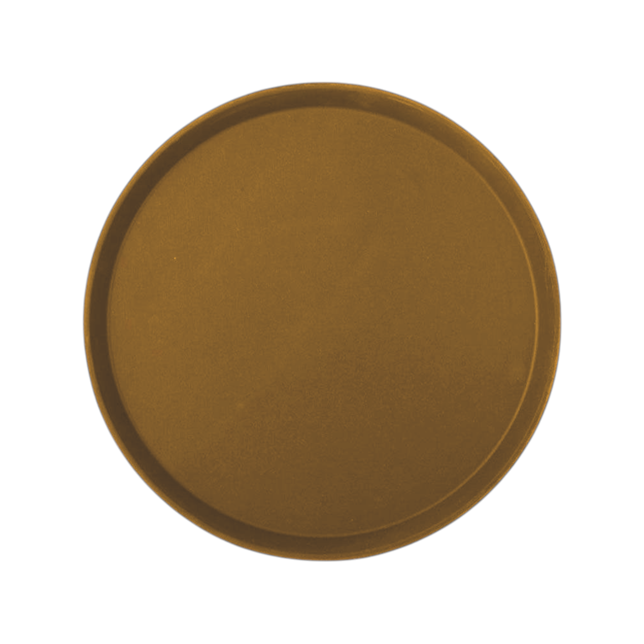 Raffle Anti-Slip Round Brown Serving Tray