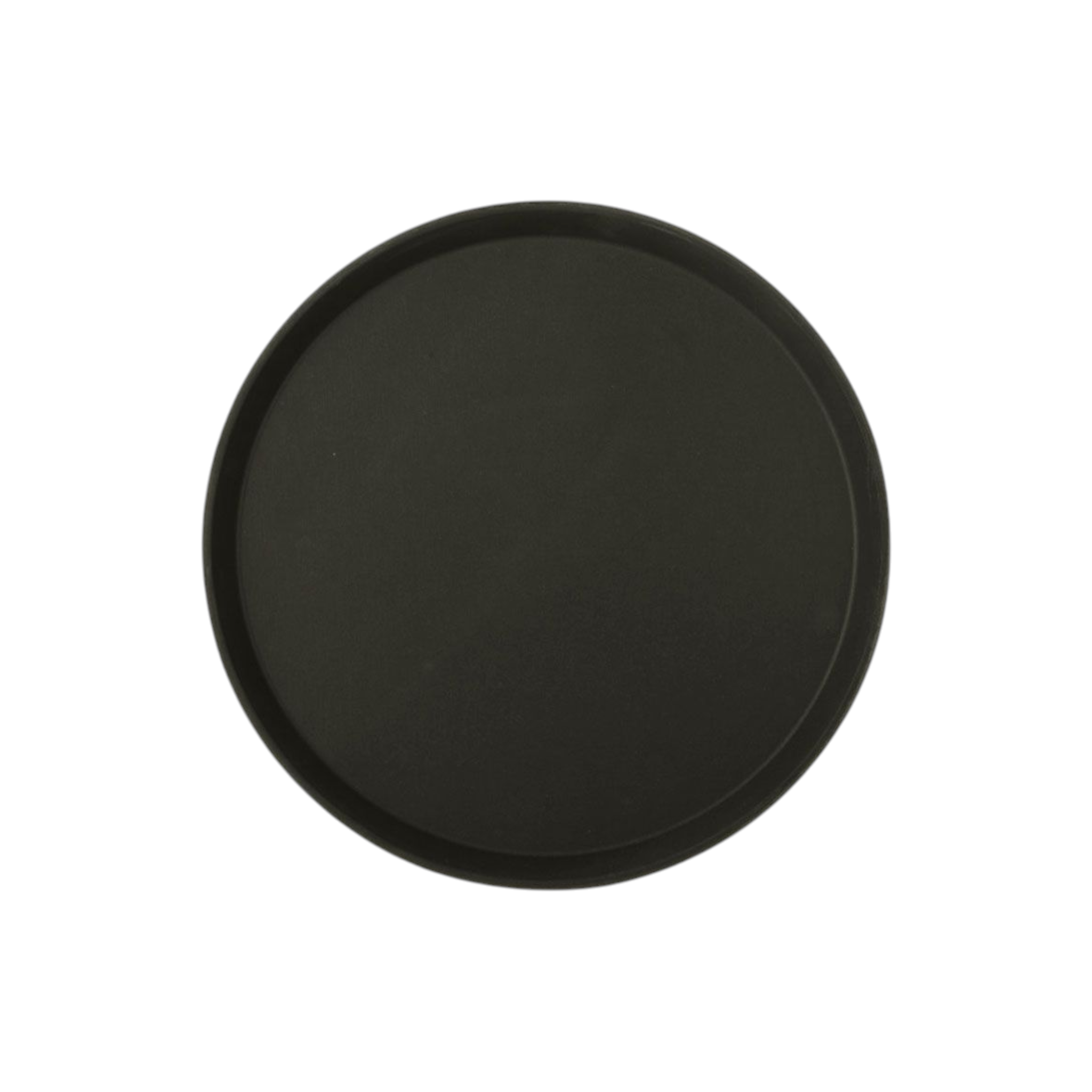 Raffle Anti-Slip Round Black Serving Tray