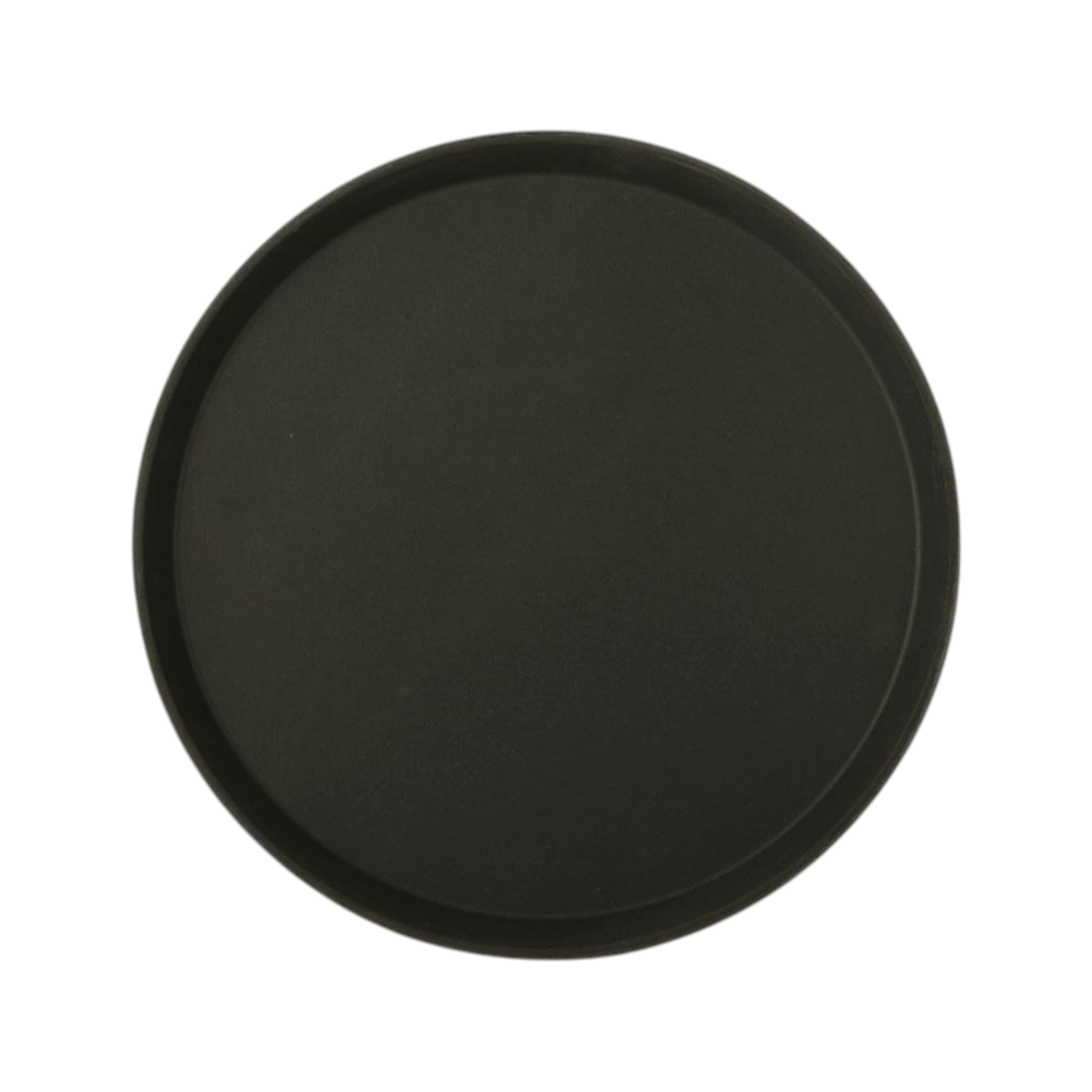Raffle Anti-Slip Round Black Serving Tray