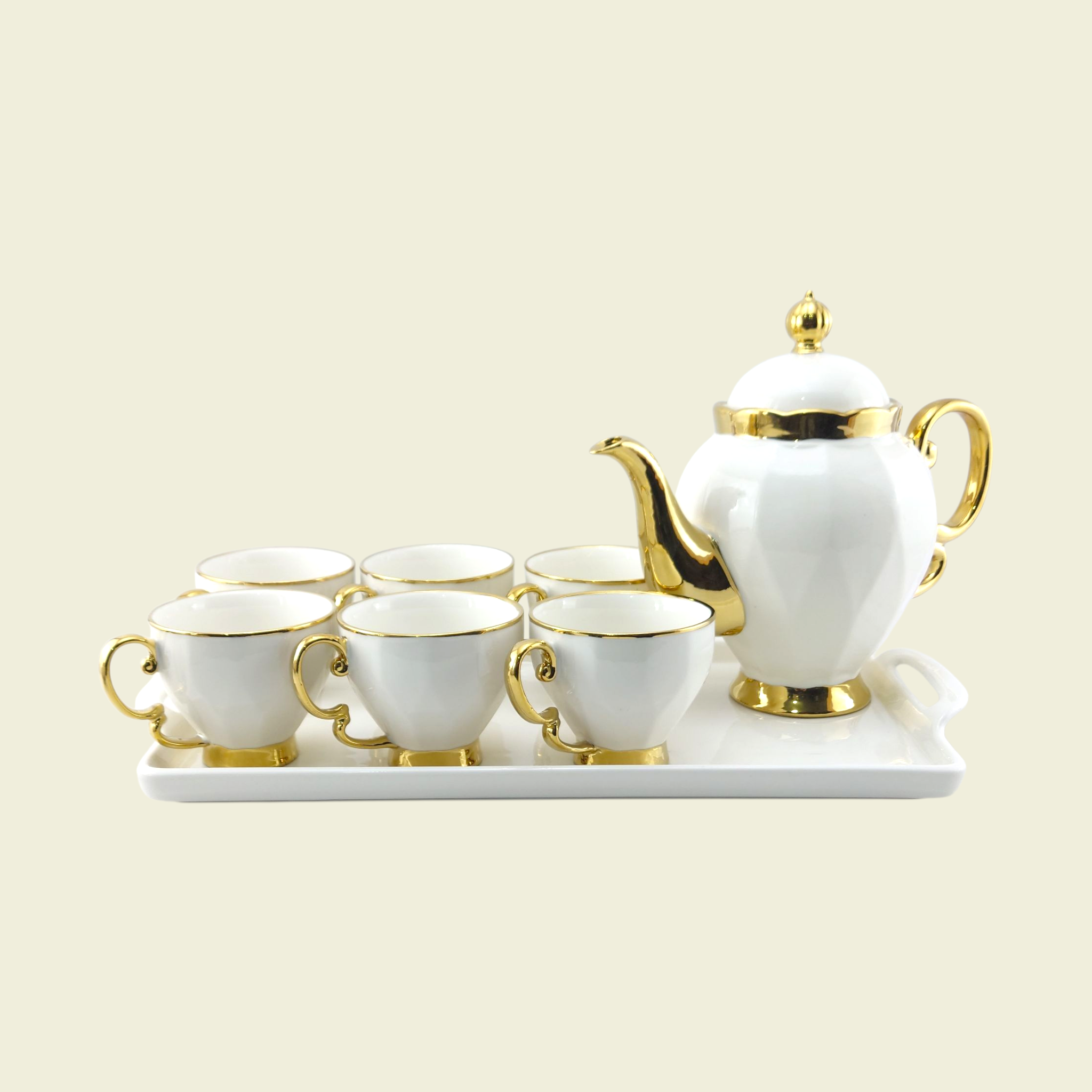 Royal 9-Piece Coffee Set With Tray