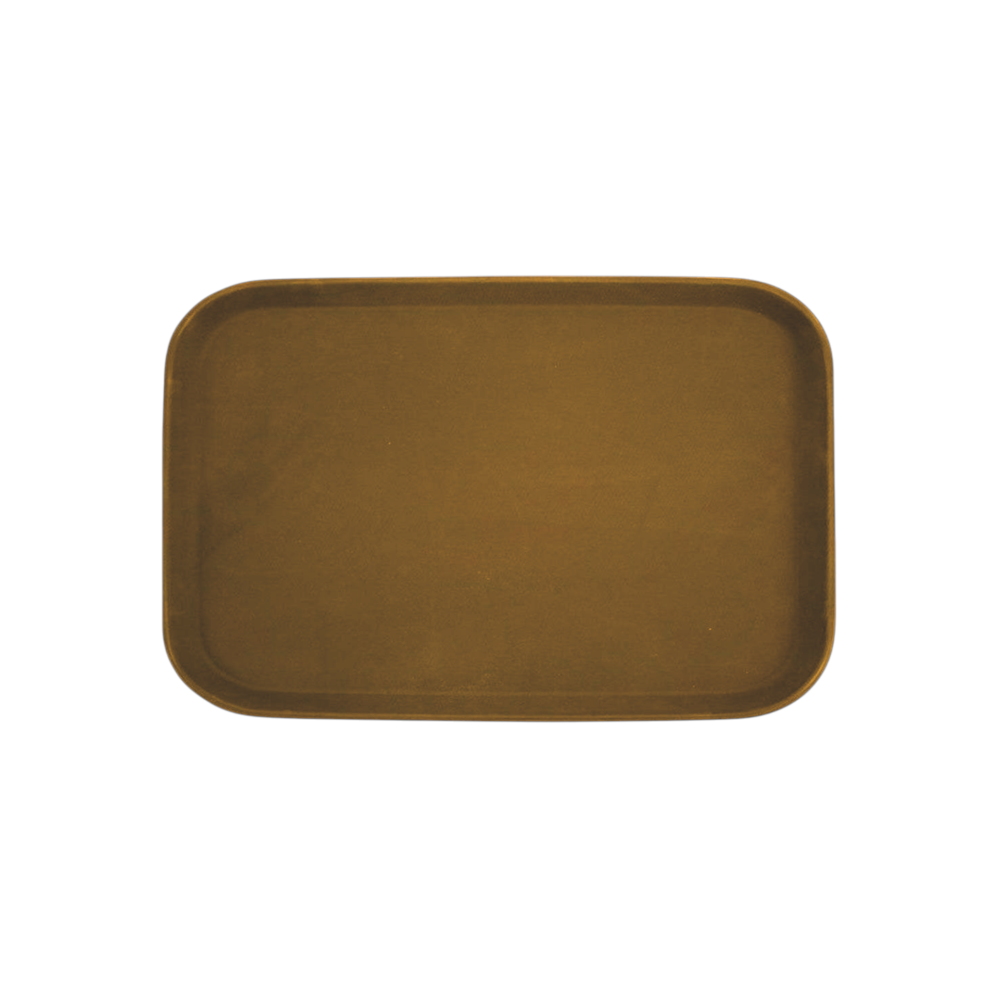 Raffle Anti-Slip Rectangle Brown Serving Tray