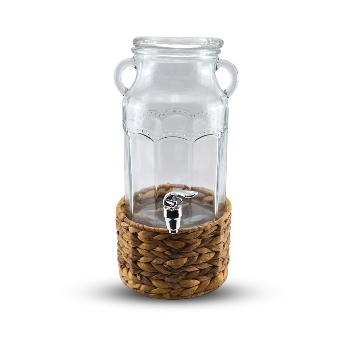 Danny Home 3100ml Beverage Dispenser With Woven Stand