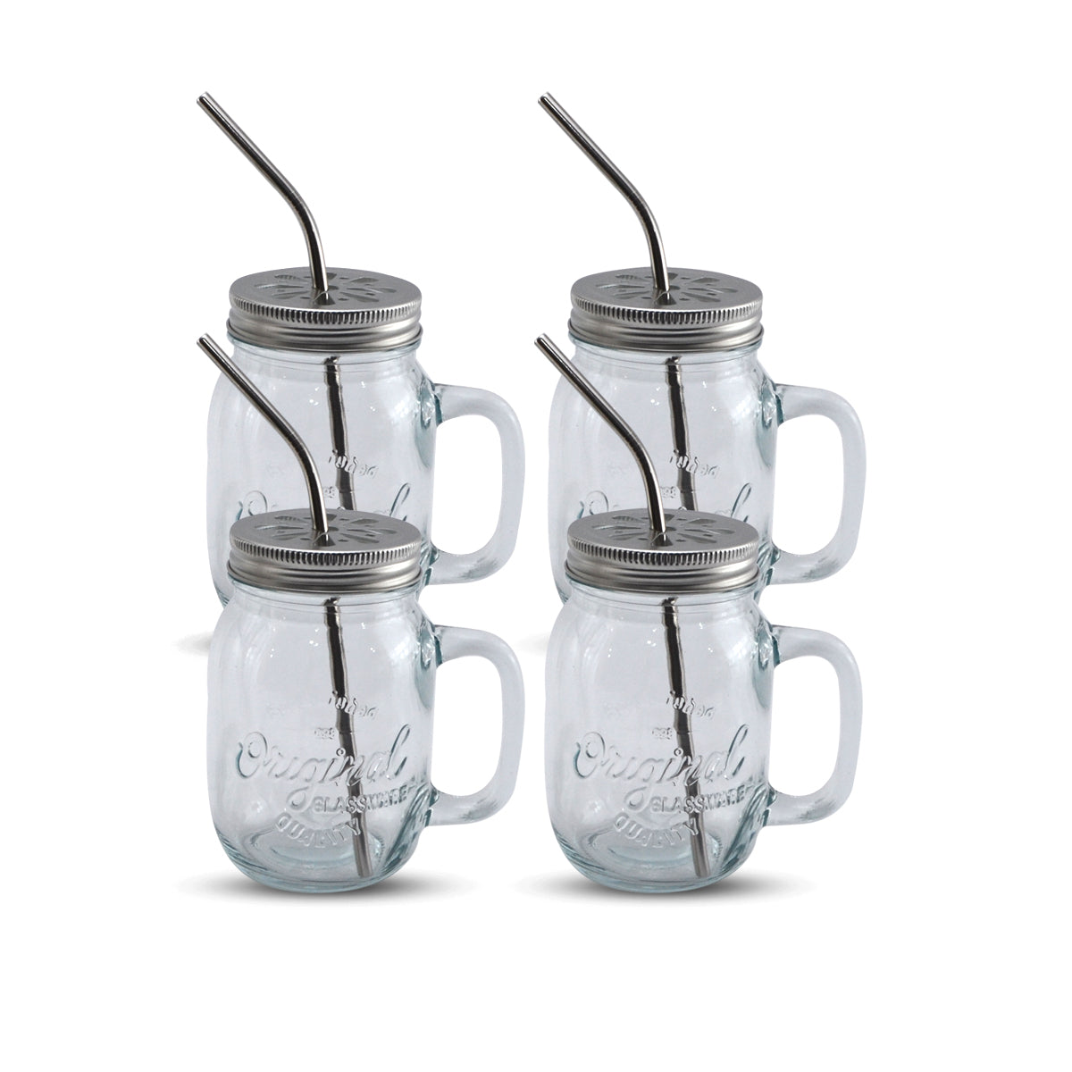 Danny Home 4-Piece Mason Jar With Ice Bucket Set