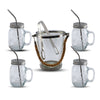 Danny Home 4-Piece Mason Jar With Ice Bucket Set