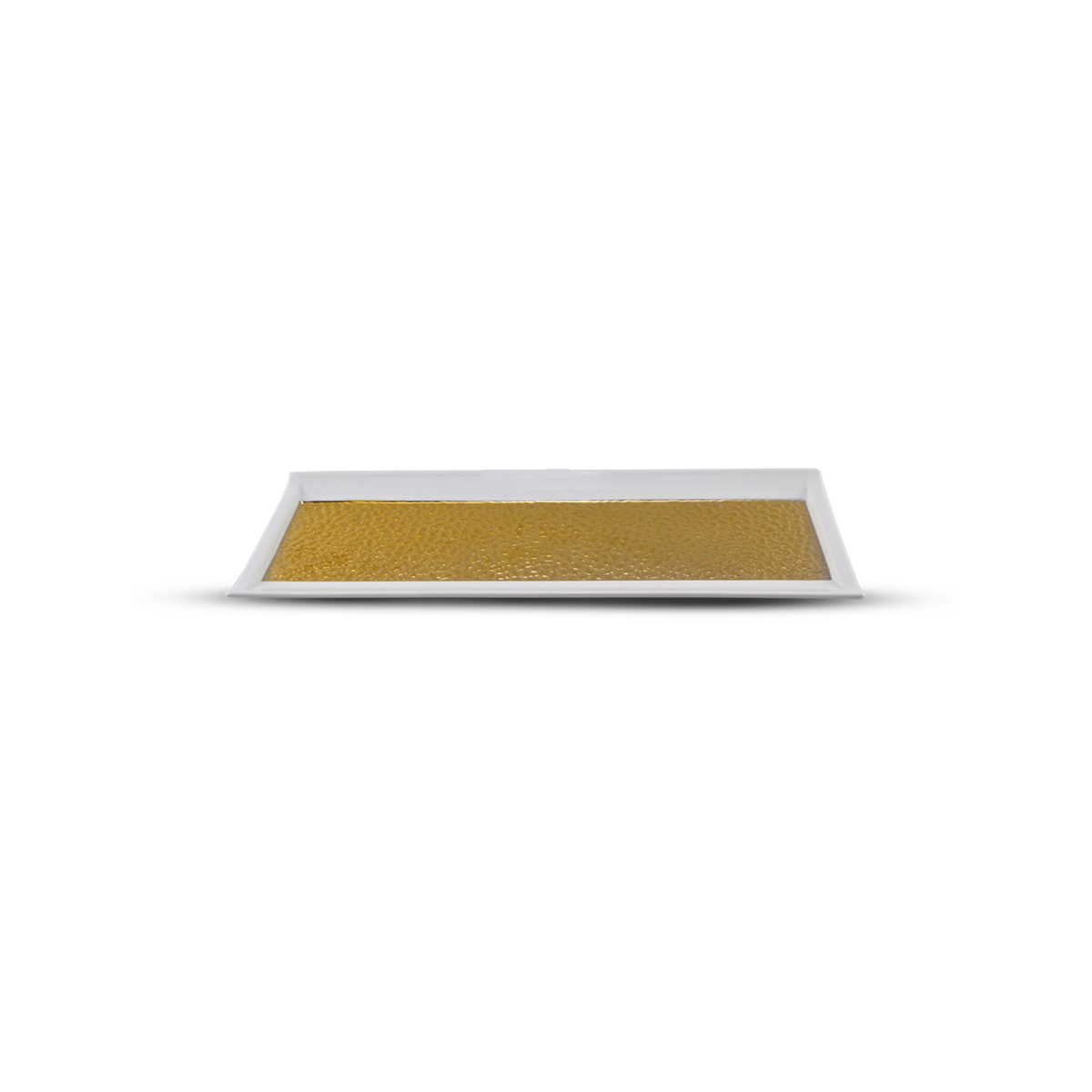 Fancy Rectangle Dish Golden