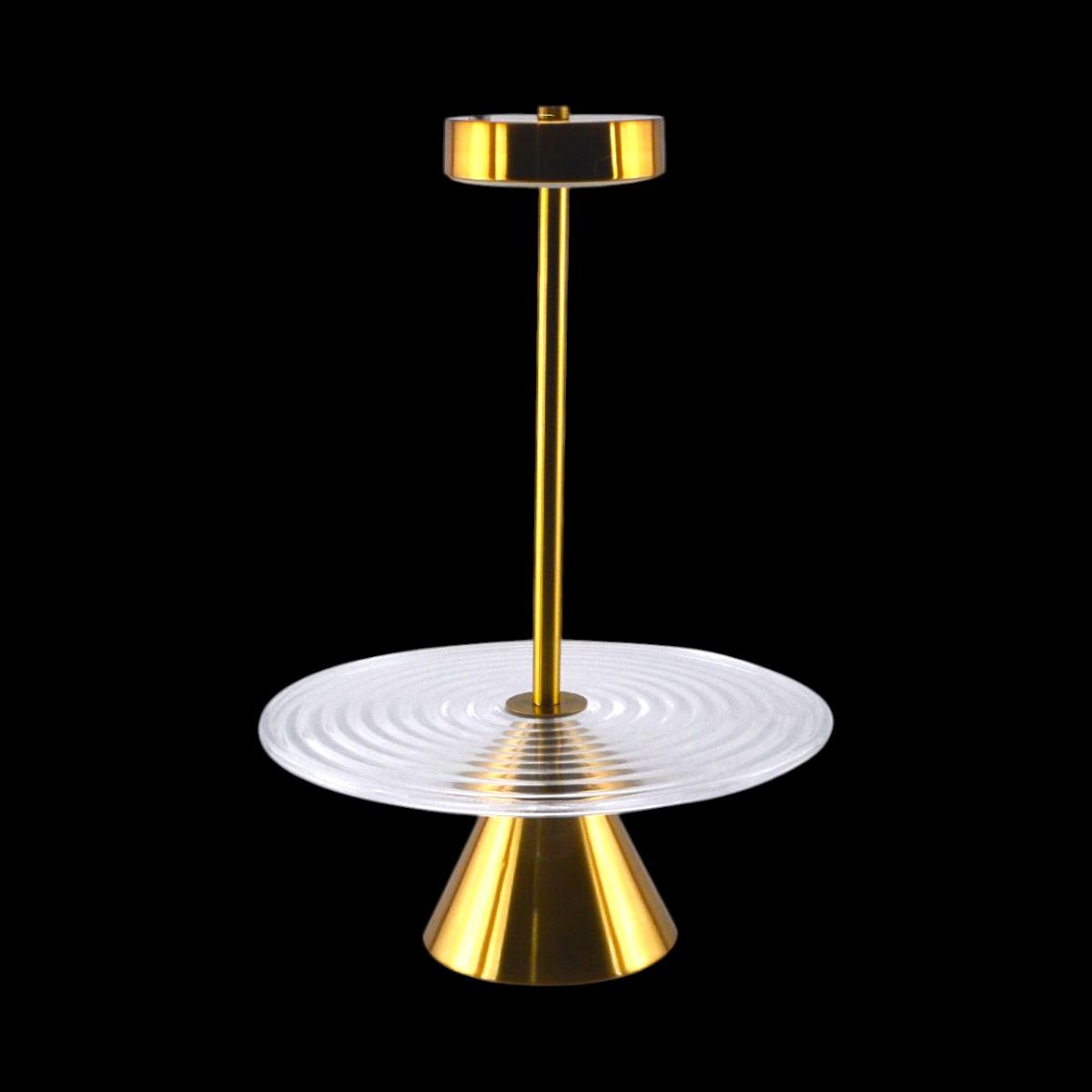 Fancy Led Cake Dish
