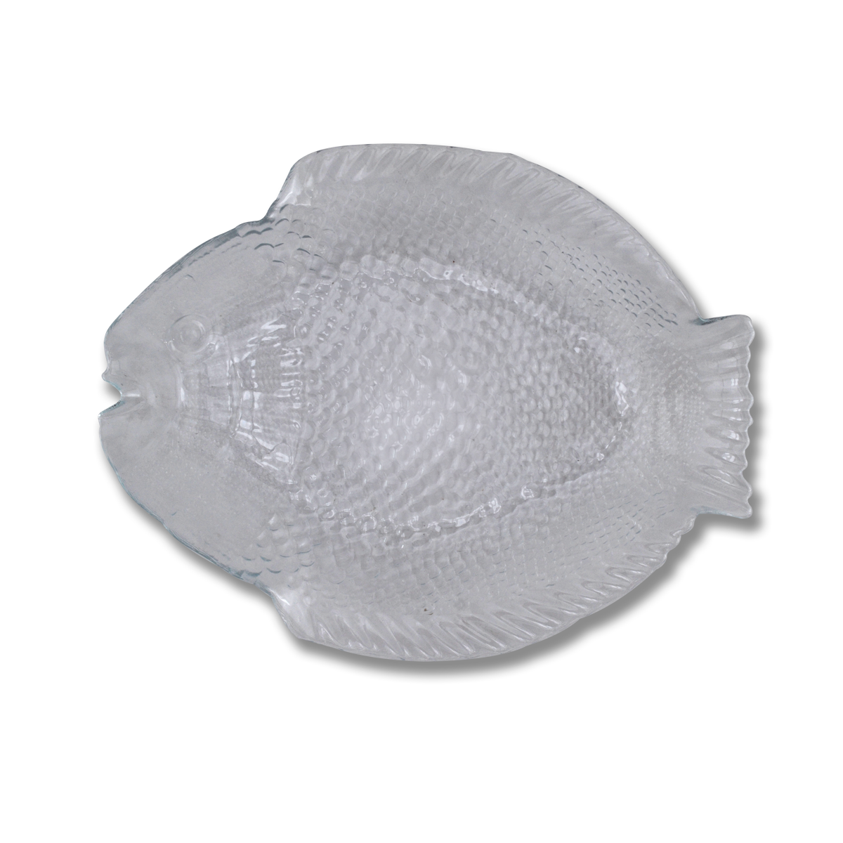 Fish Glass Dish 7"
